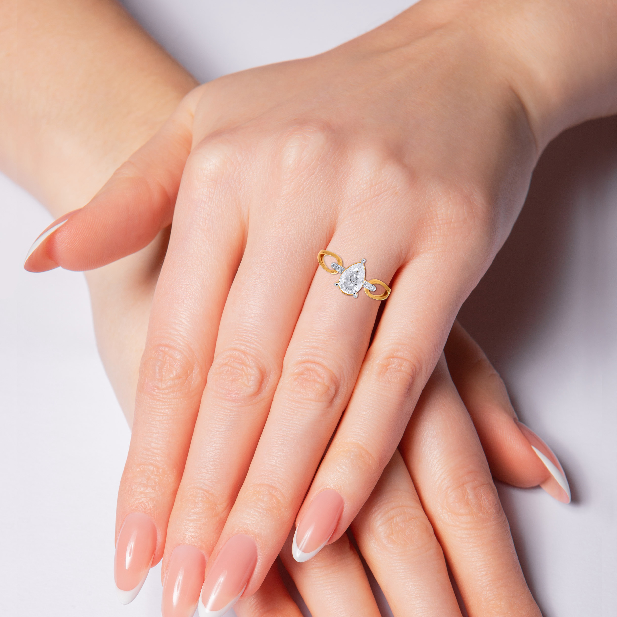 18K Yellow Gold Solitaire Ring-DLR-D000769992 - Senco Gold and Diamonds
