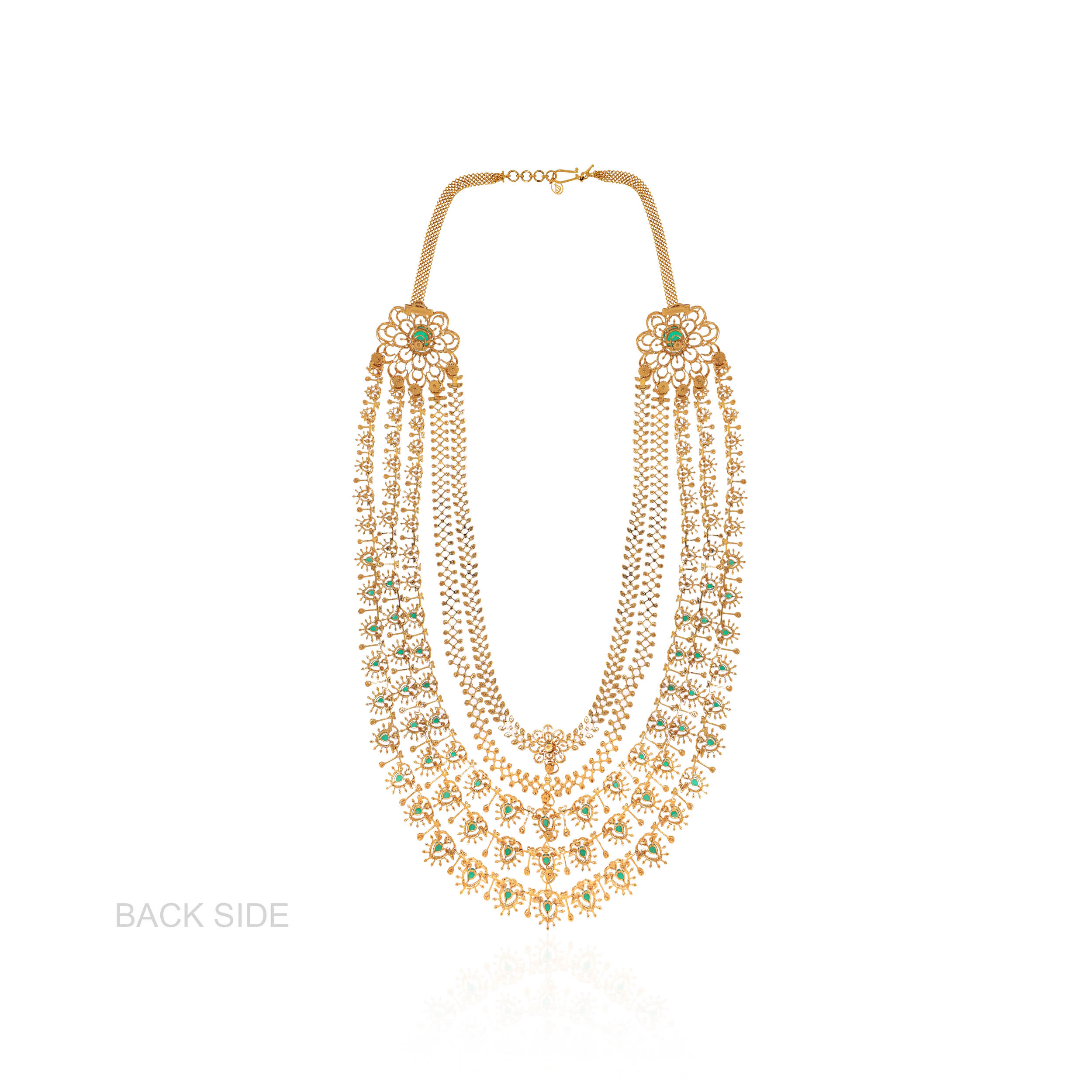 14K Yellow Gold Diamond Necklace-DGN-D000765426 - Senco Gold and Diamonds