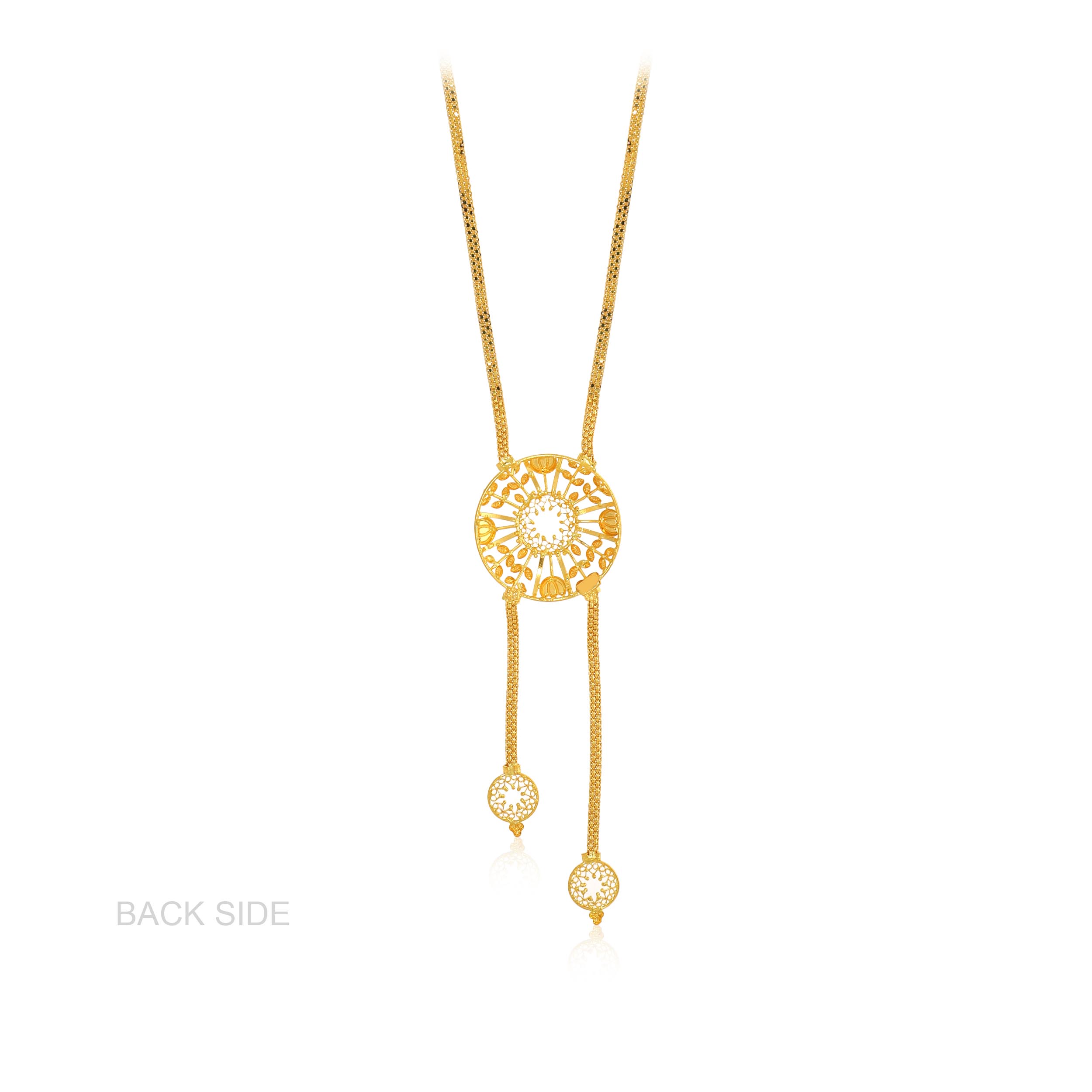 Floral Wreath Gold Necklace - Senco Gold and Diamonds