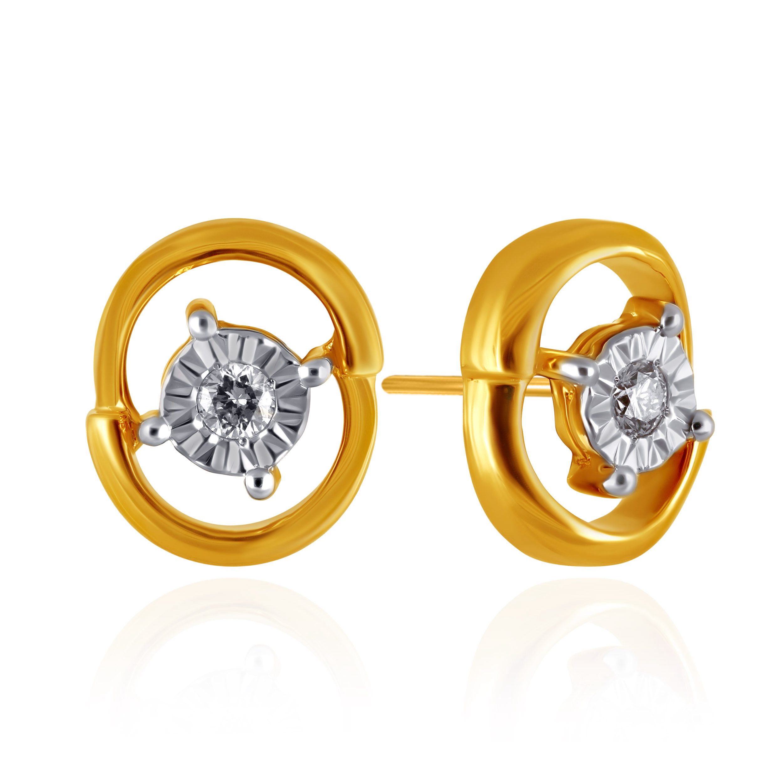 Glowline Diamond Studs - Senco Gold and Diamonds