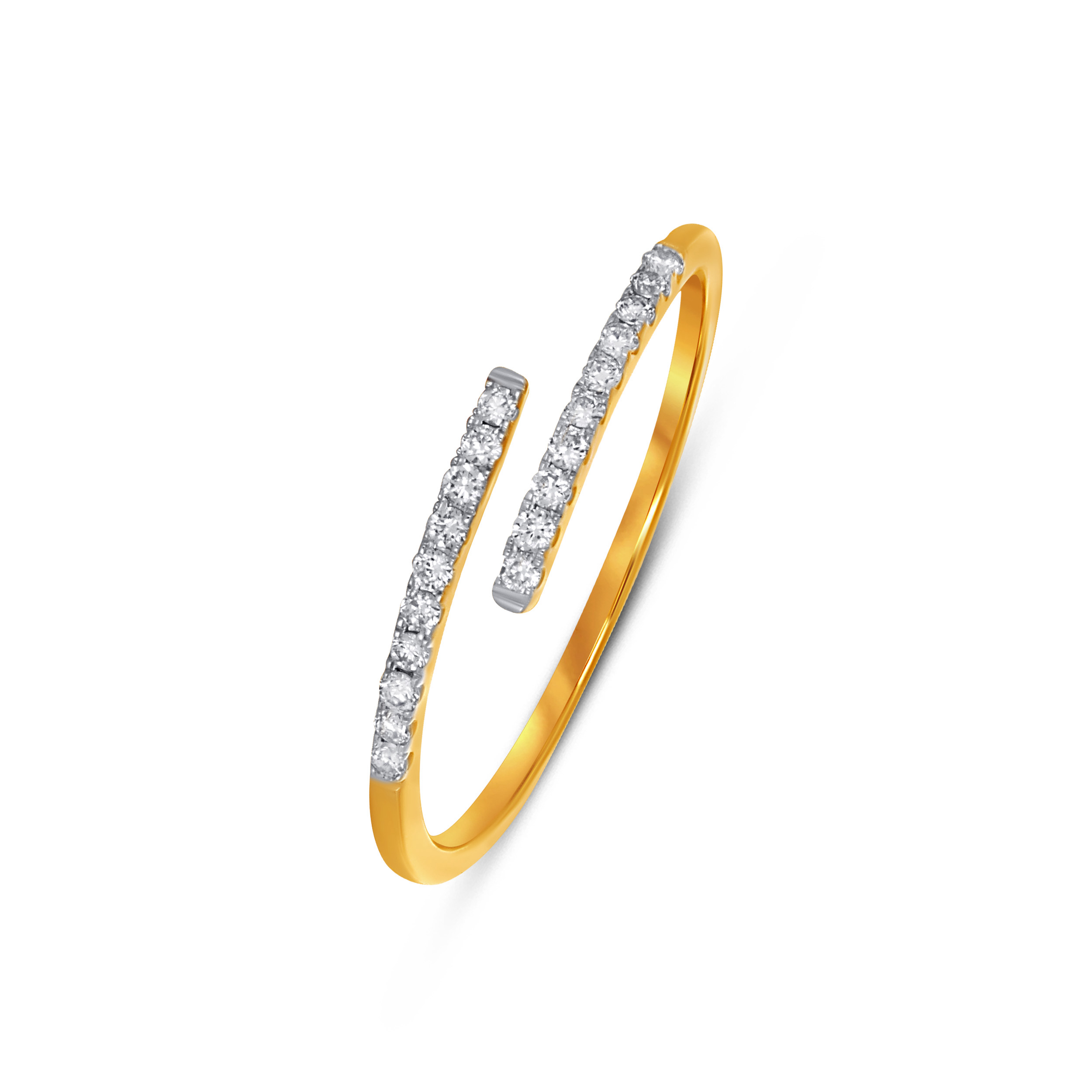 Twinned Light Diamond Ring - Senco Gold and Diamonds
