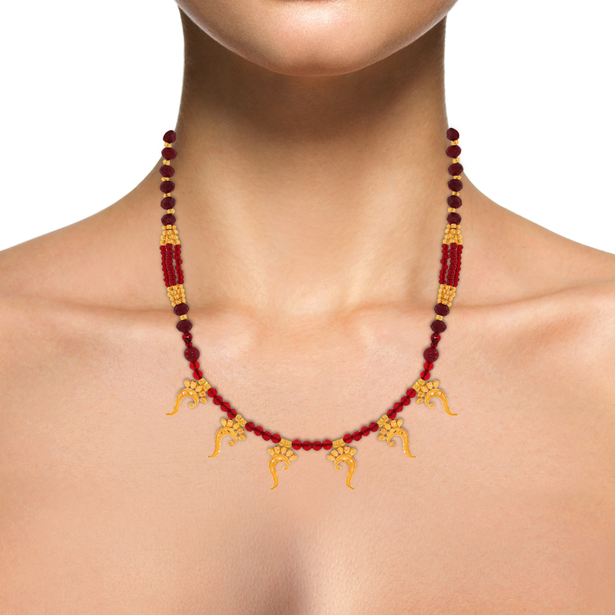 Divine Steps Gold Pendant - Senco Gold and Diamonds