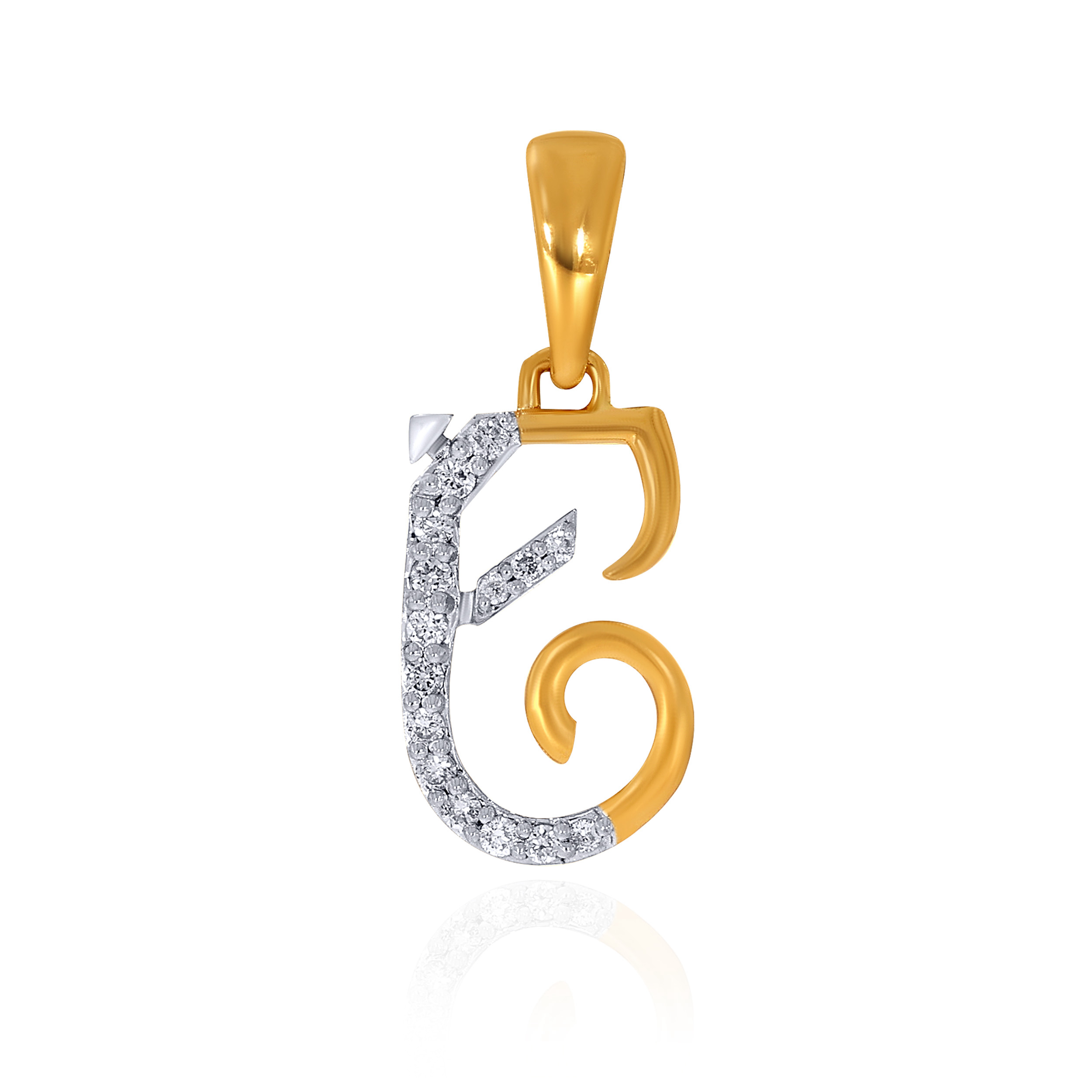 Luminescent Grace Ganesha Diamond Pendant - Senco Gold and Diamonds