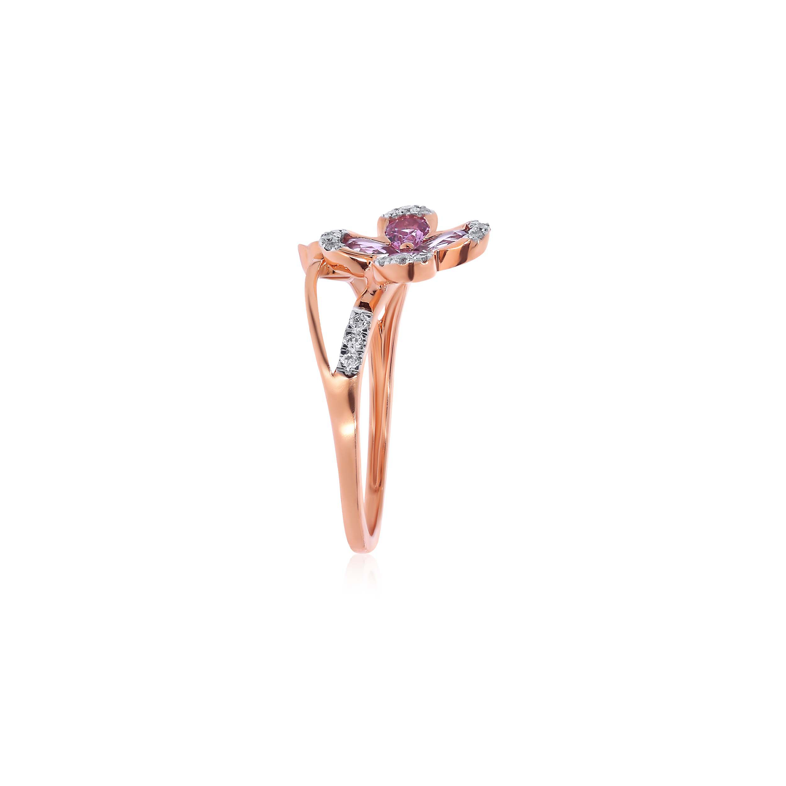 Bloomed Flair Diamond Ring - Senco Gold and Diamonds