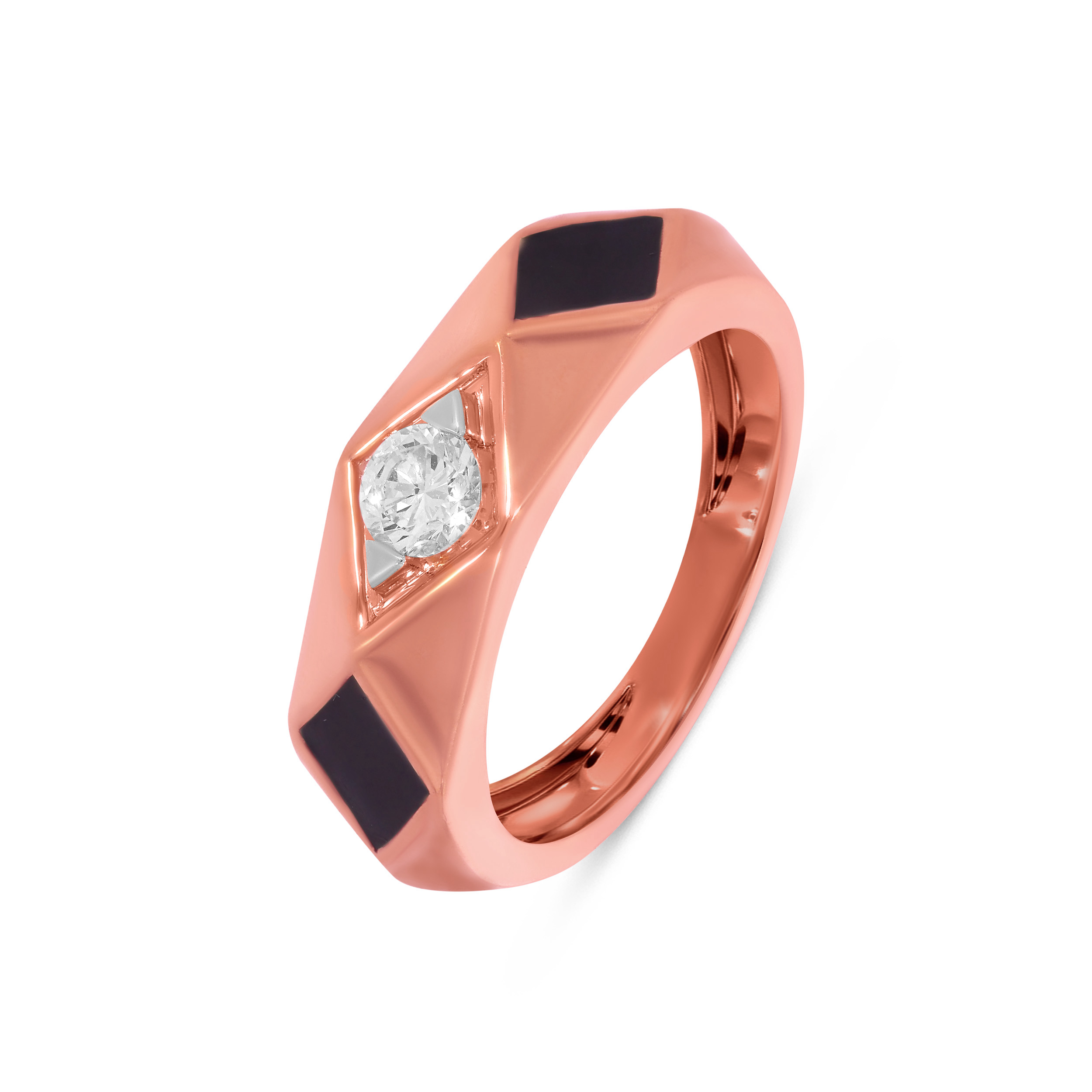 Contemporary Contour Men's Diamond Ring - Senco Gold and Diamonds
