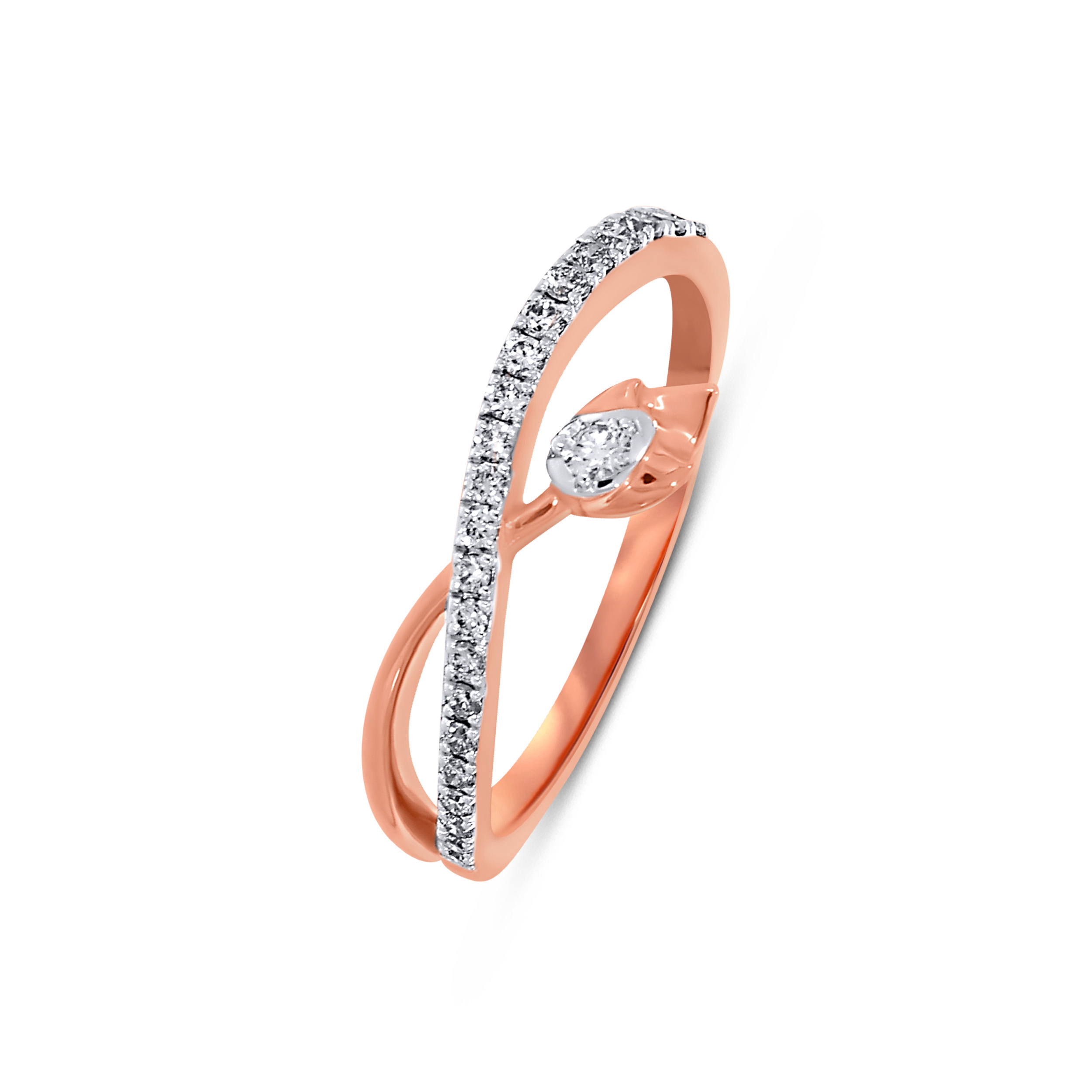 Serene Twirl Diamond Ring - Senco Gold and Diamonds