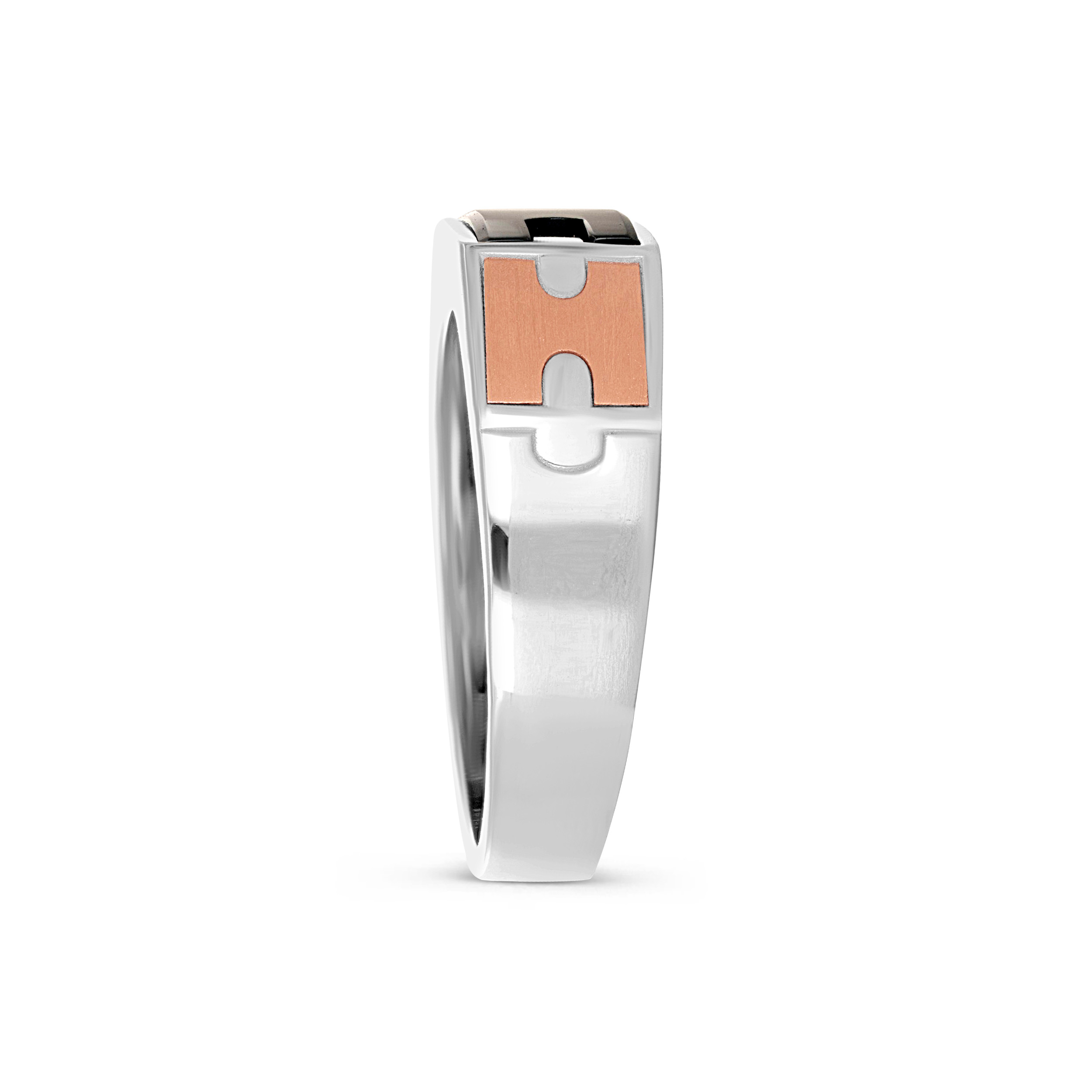 Dual Power Men's Platinum Ring - Senco Gold and Diamonds
