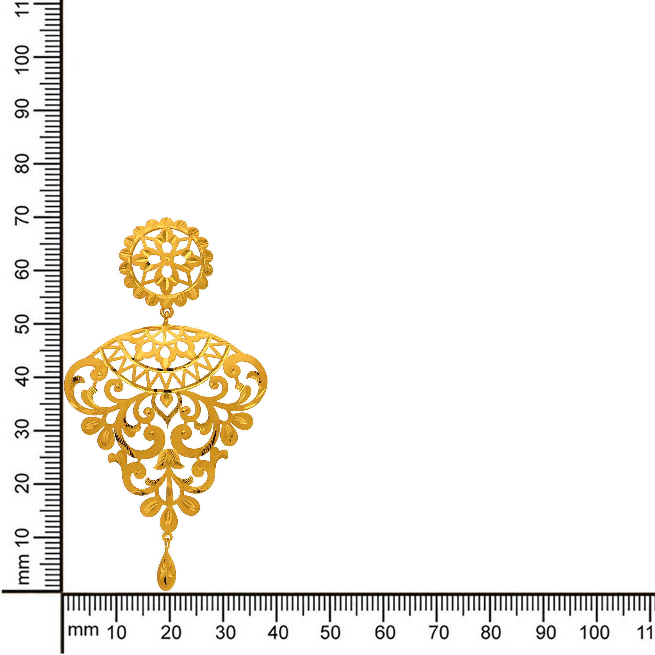 Royal Art Gold Earrings - Senco Gold and Diamonds
