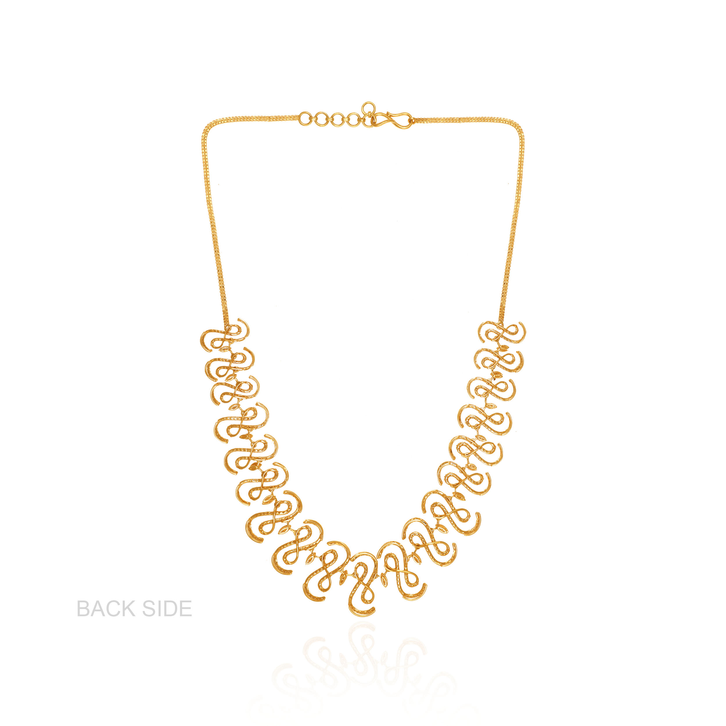 Luxury Swirl Diamond Necklace - Senco Gold and Diamonds