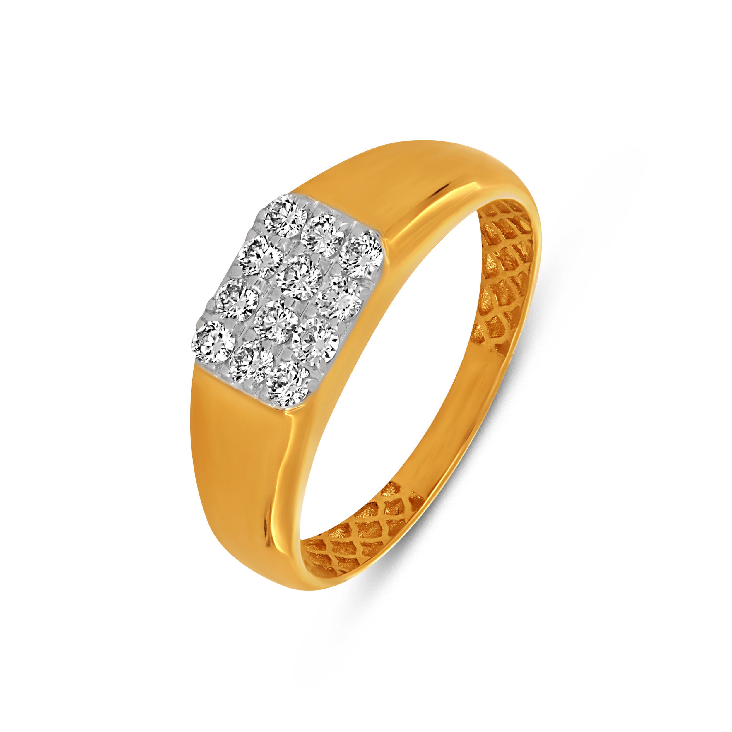 Imperium Grid Men's Diamond Ring - Senco Gold and Diamonds