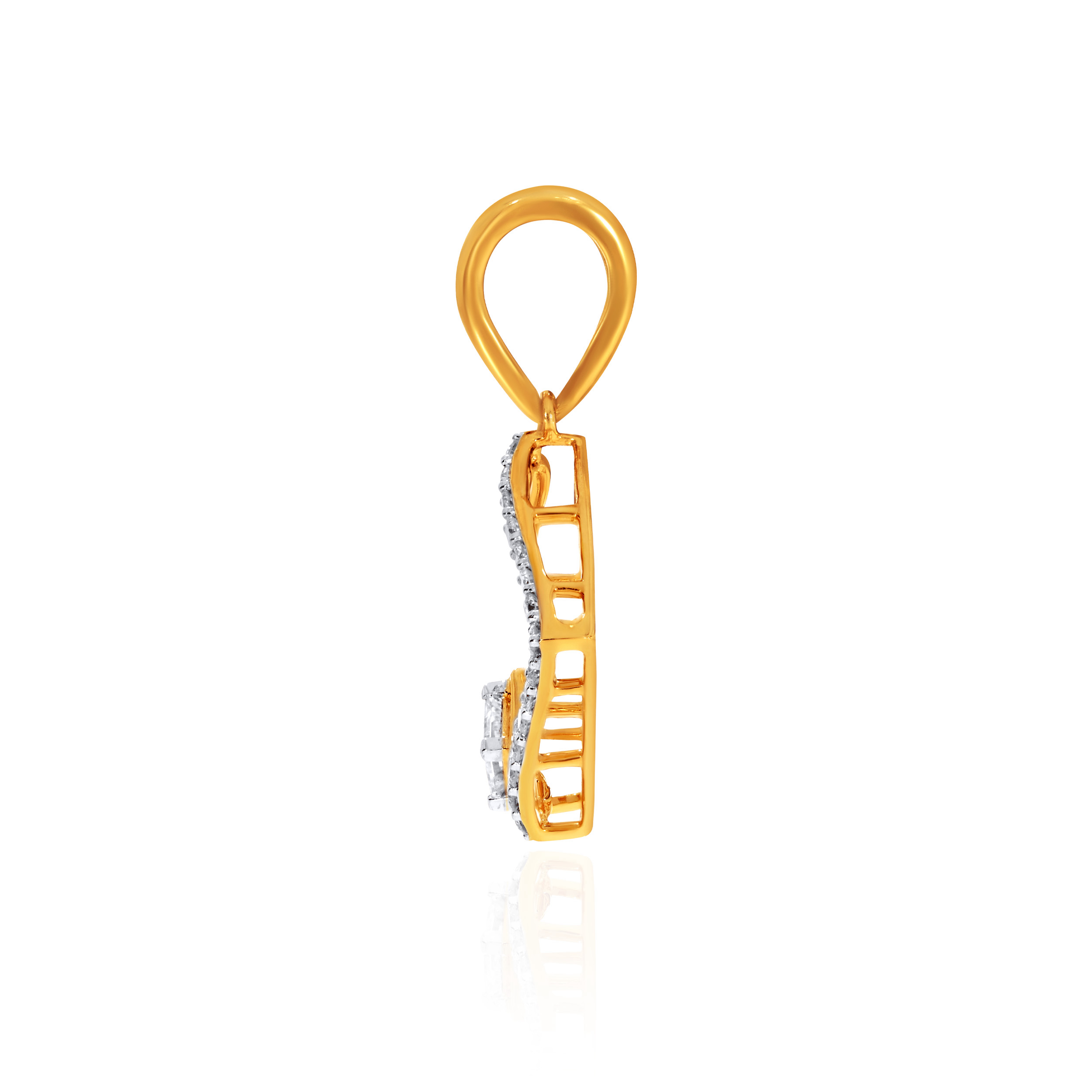 Aria Open Frame Diamond Ring - Senco Gold and Diamonds