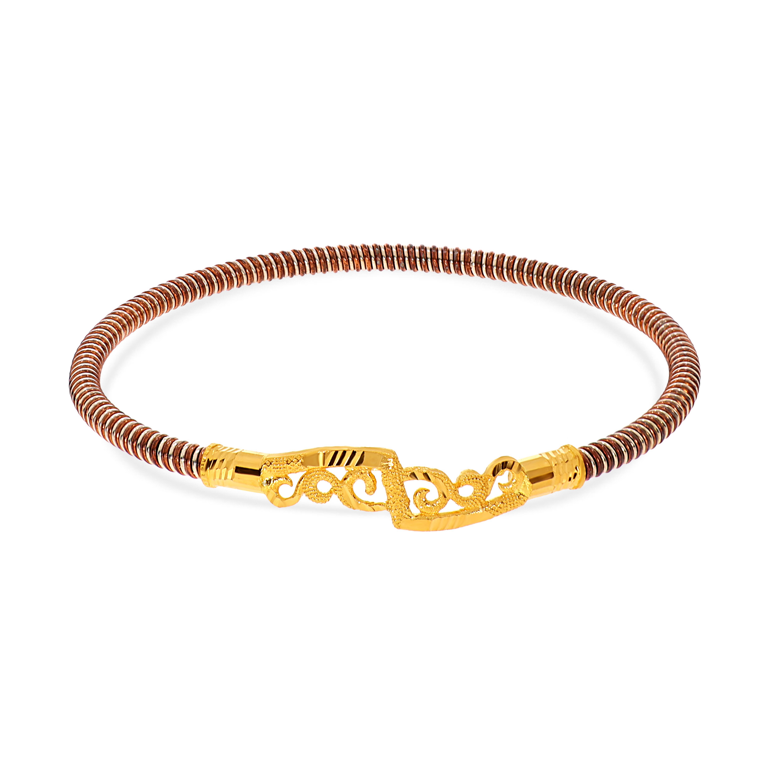 Trinity Elegance Gold Noa Bangle - Senco Gold and Diamonds