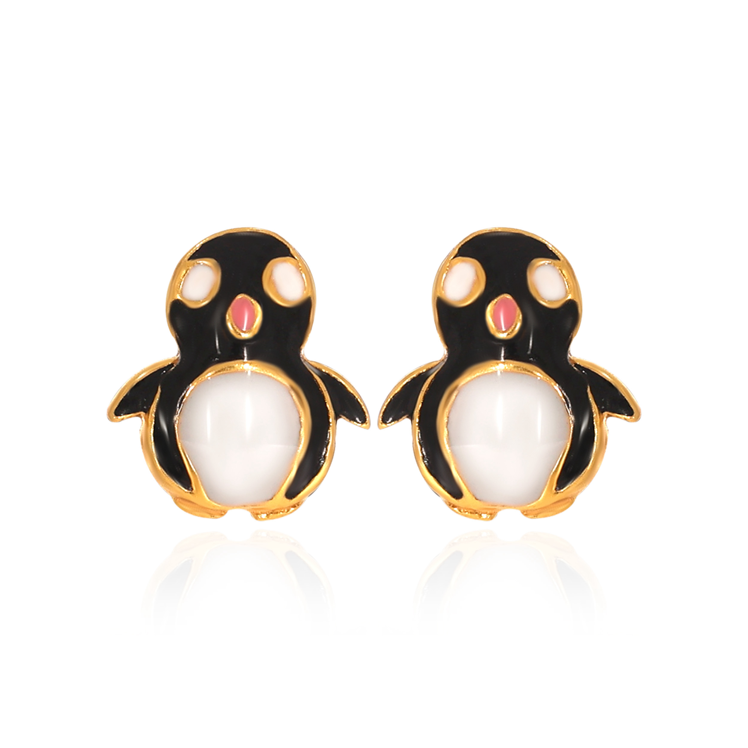 Tiny Tuxedos Kids' Gold Studs - Senco Gold and Diamonds