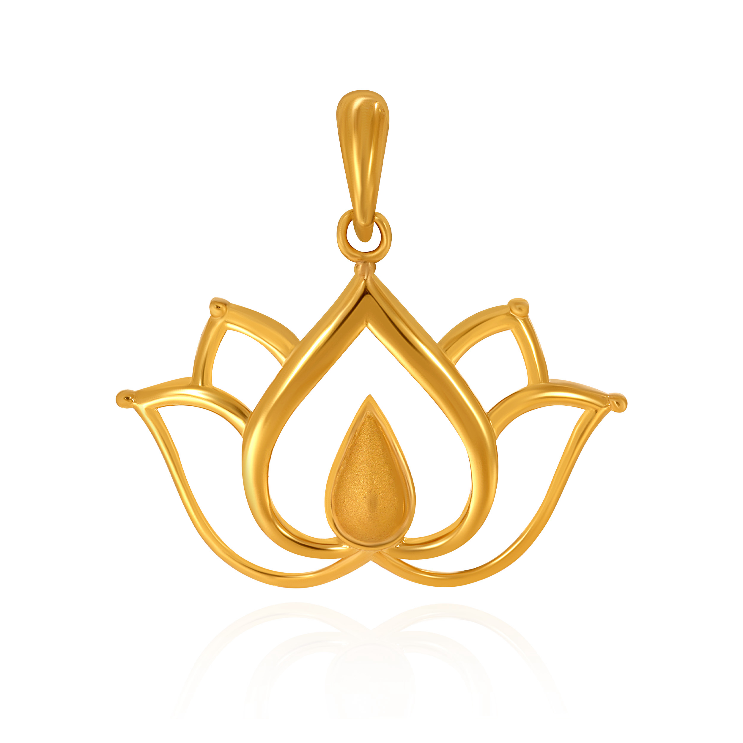 Auric Poise Gold Pendant - Senco Gold and Diamonds