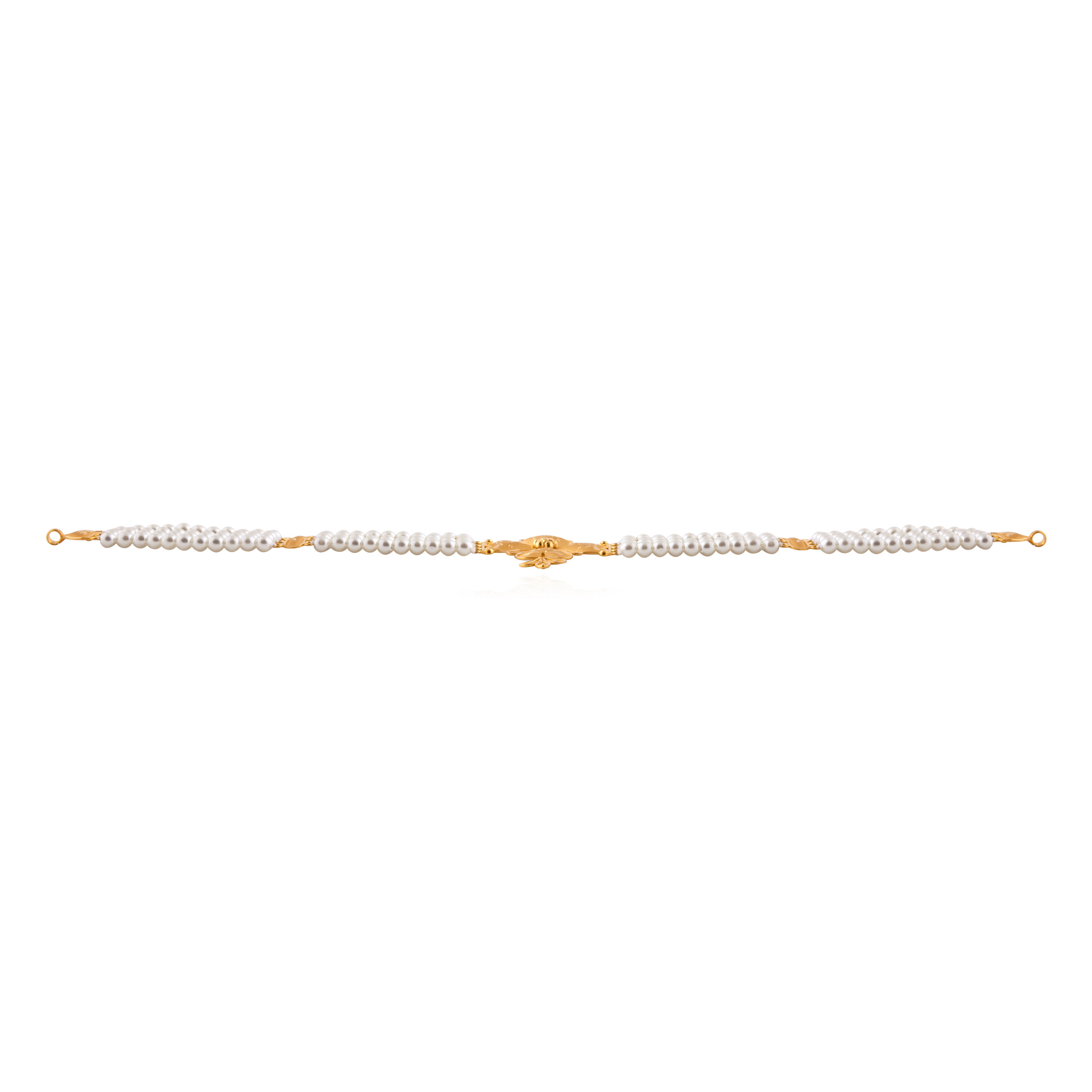 Ornamental Pearl Gold Choker - Senco Gold and Diamonds