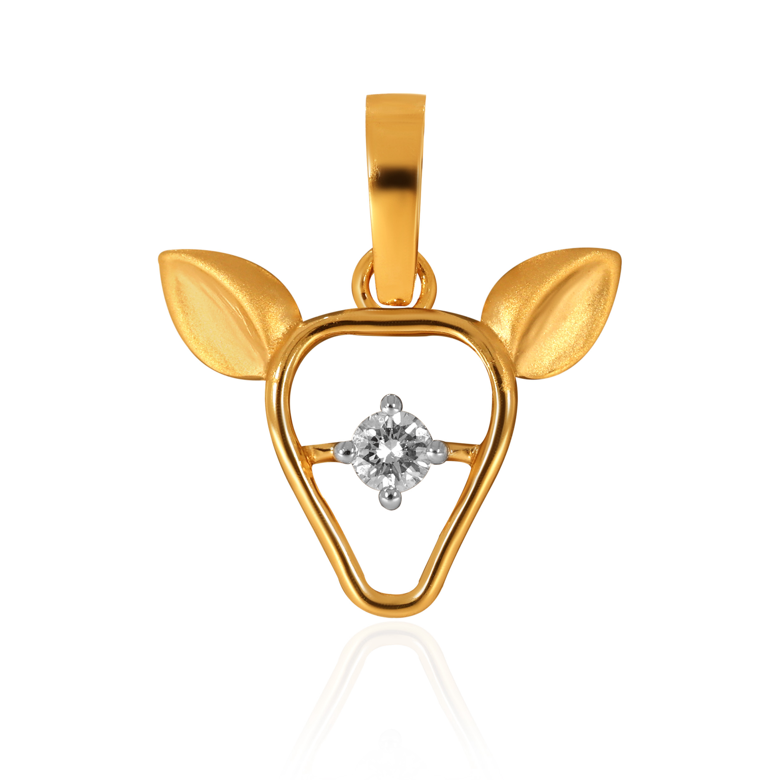 14K Yellow Gold Kids Diamond Pendant-DPN-D000790194 - Senco Gold and Diamonds