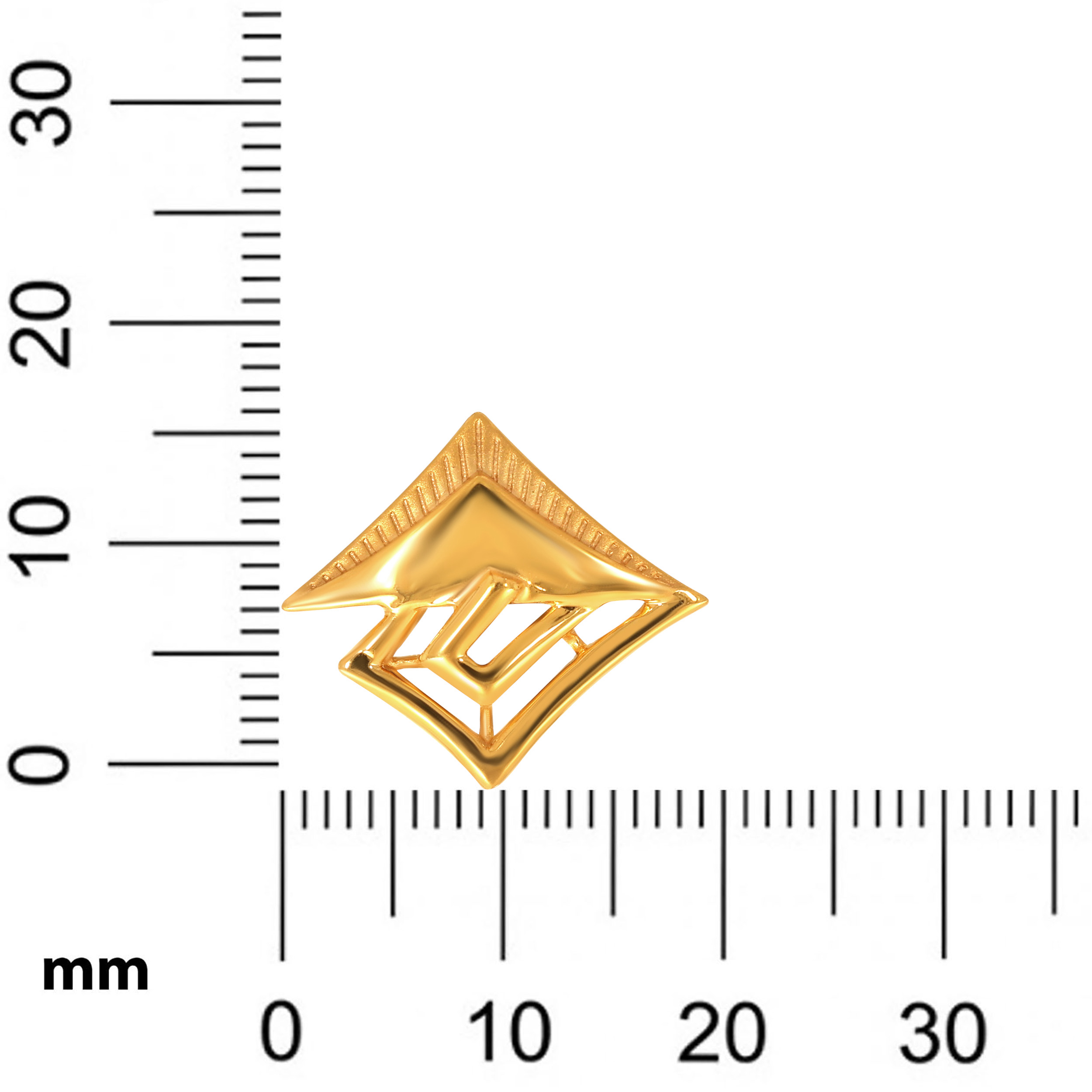 Contemporary Expressions Gold Studs - Senco Gold and Diamonds