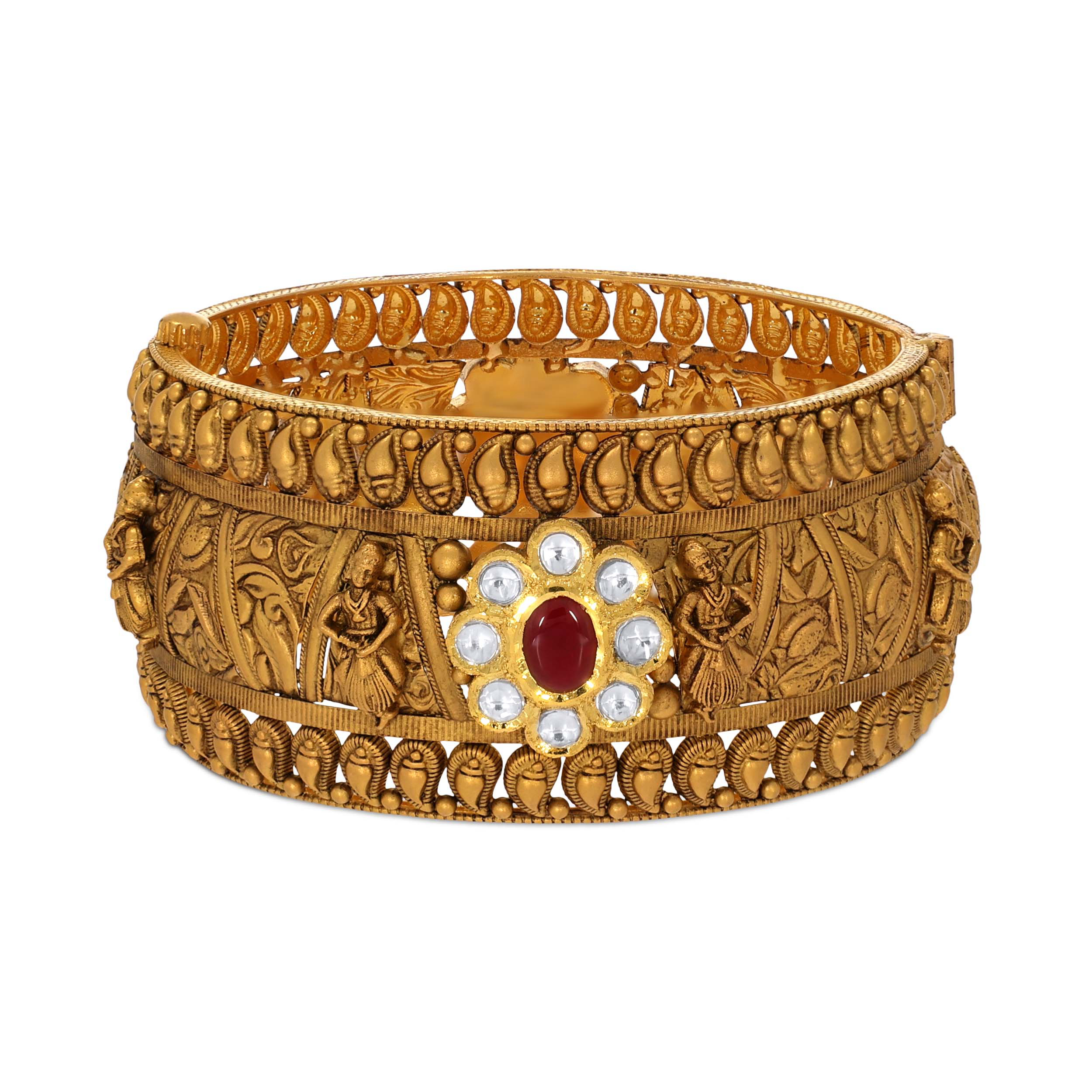 Grandeur Tales Antique Gold Chur - Senco Gold and Diamonds