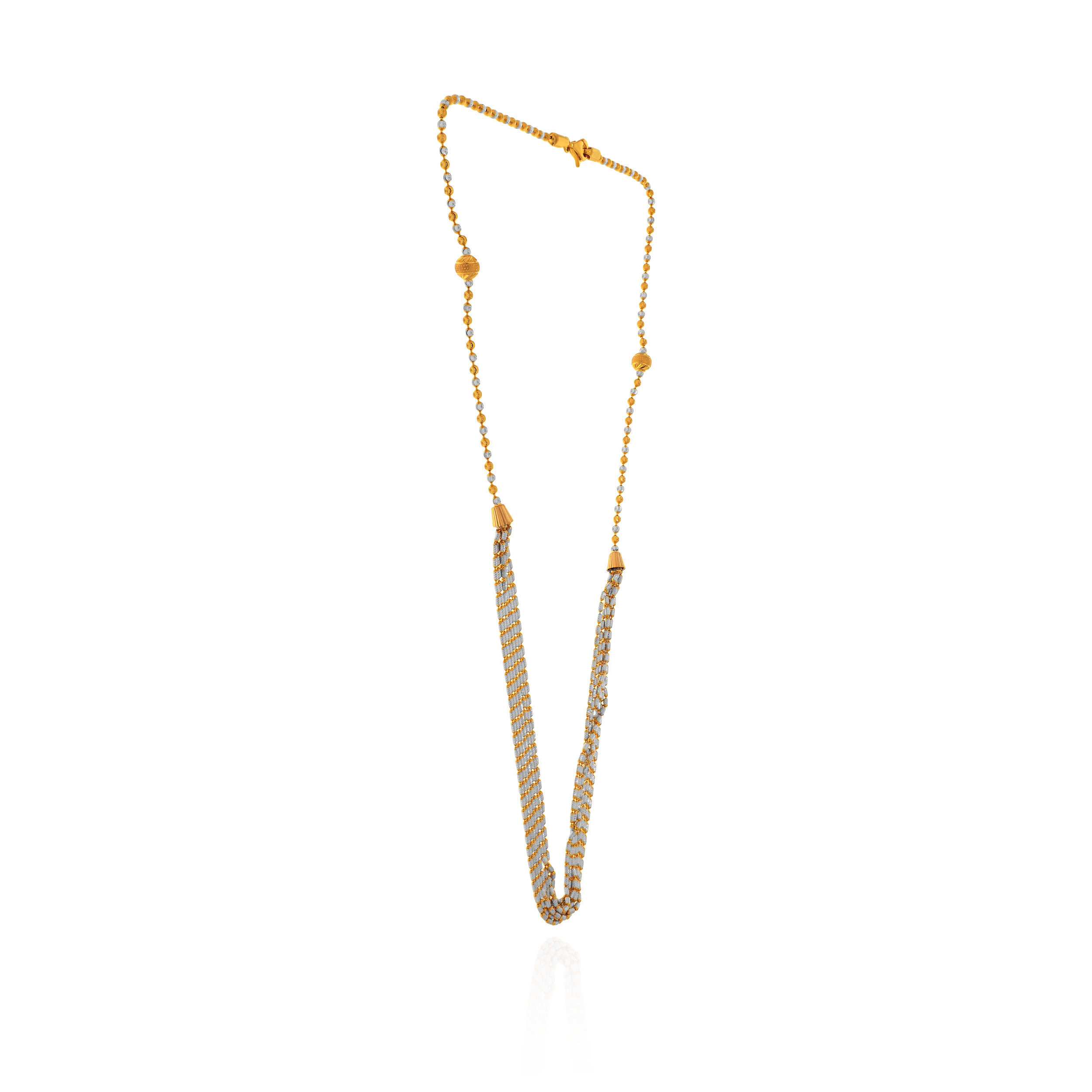 Glamour Weave Statement Gold Chain - Senco Gold and Diamonds