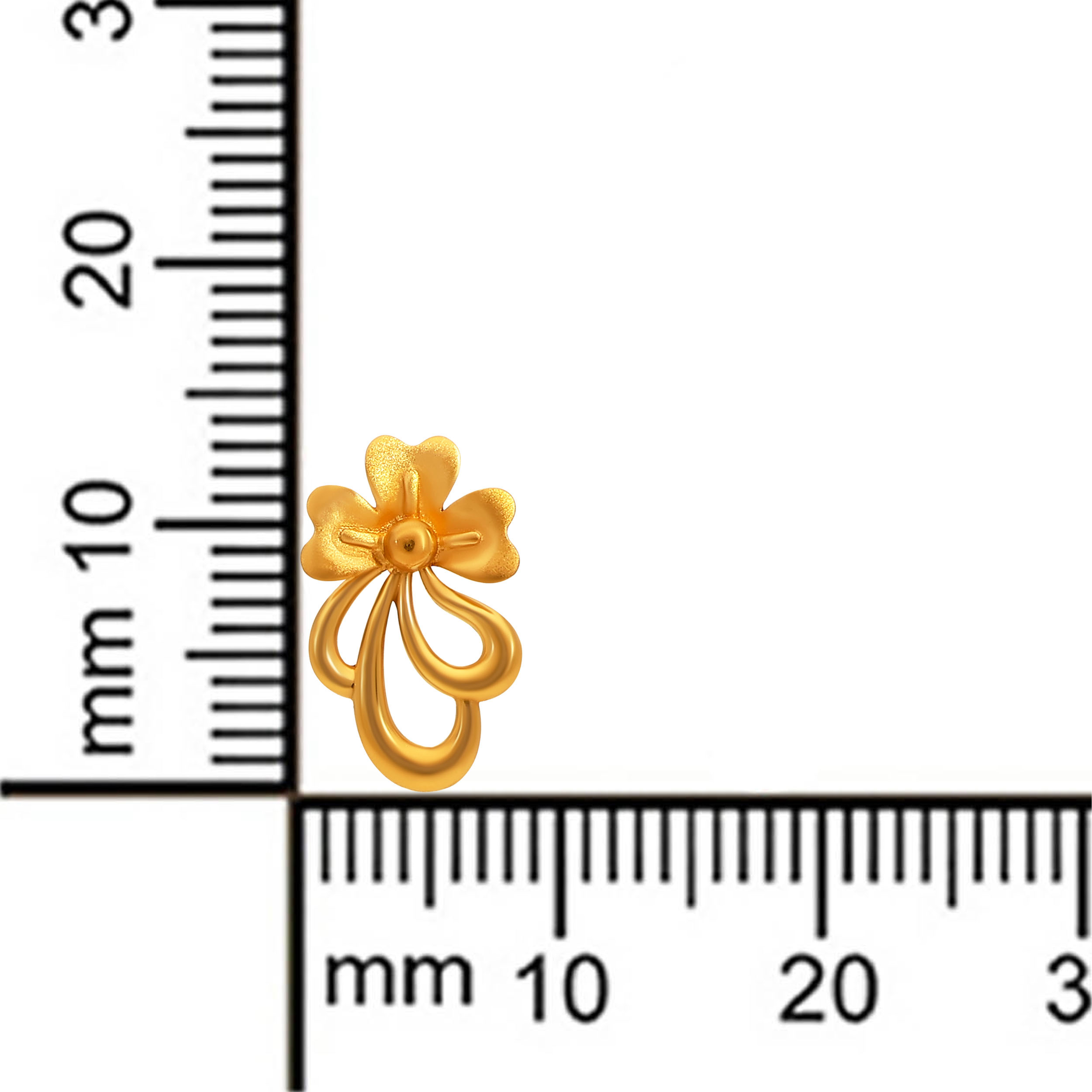 First Bloom Gold Studs - Senco Gold and Diamonds