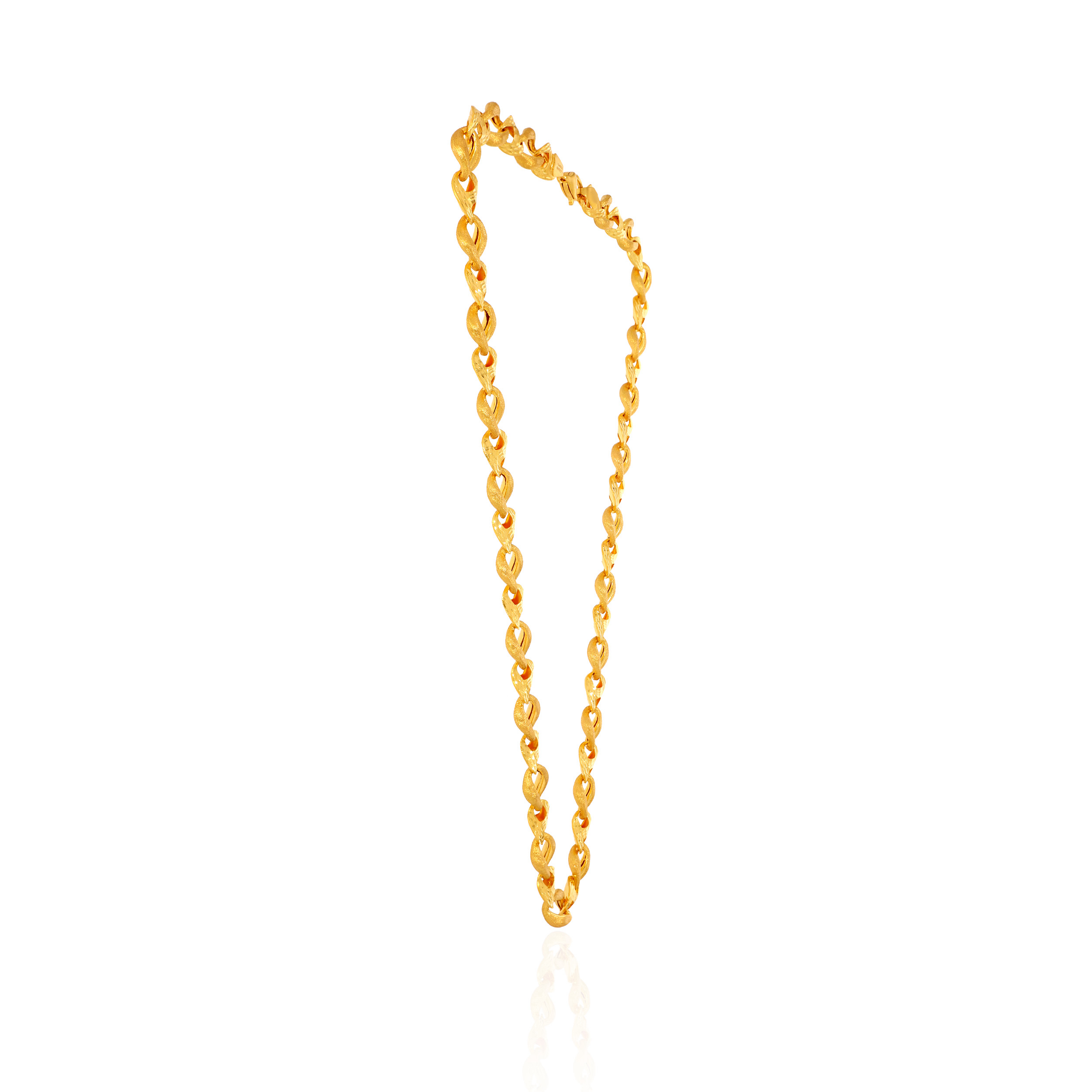Dual Glow Men Gold Chain - Senco Gold and Diamonds