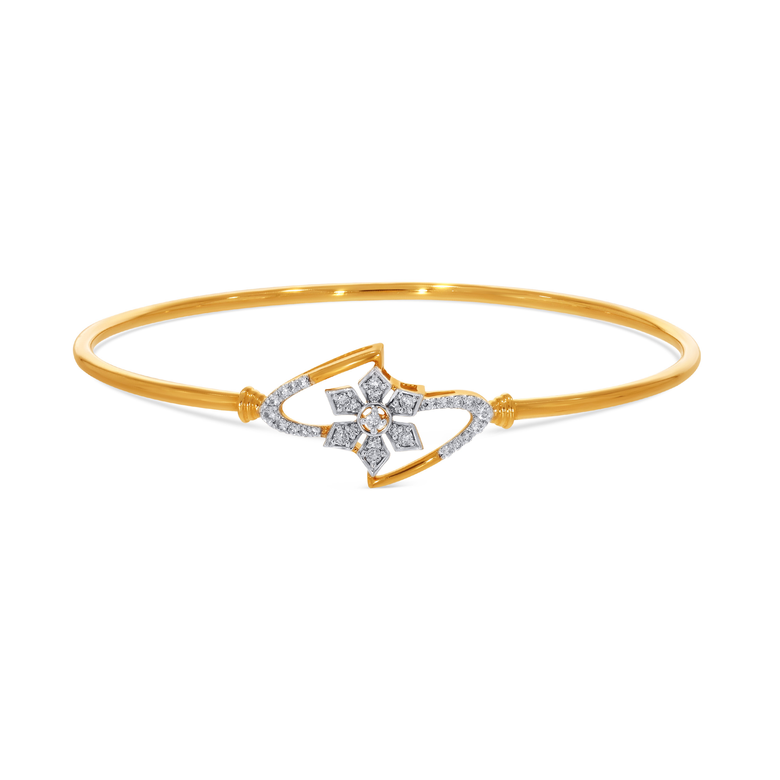 Sophisticated Sparkle Diamond Noa Bangle - Senco Gold and Diamonds