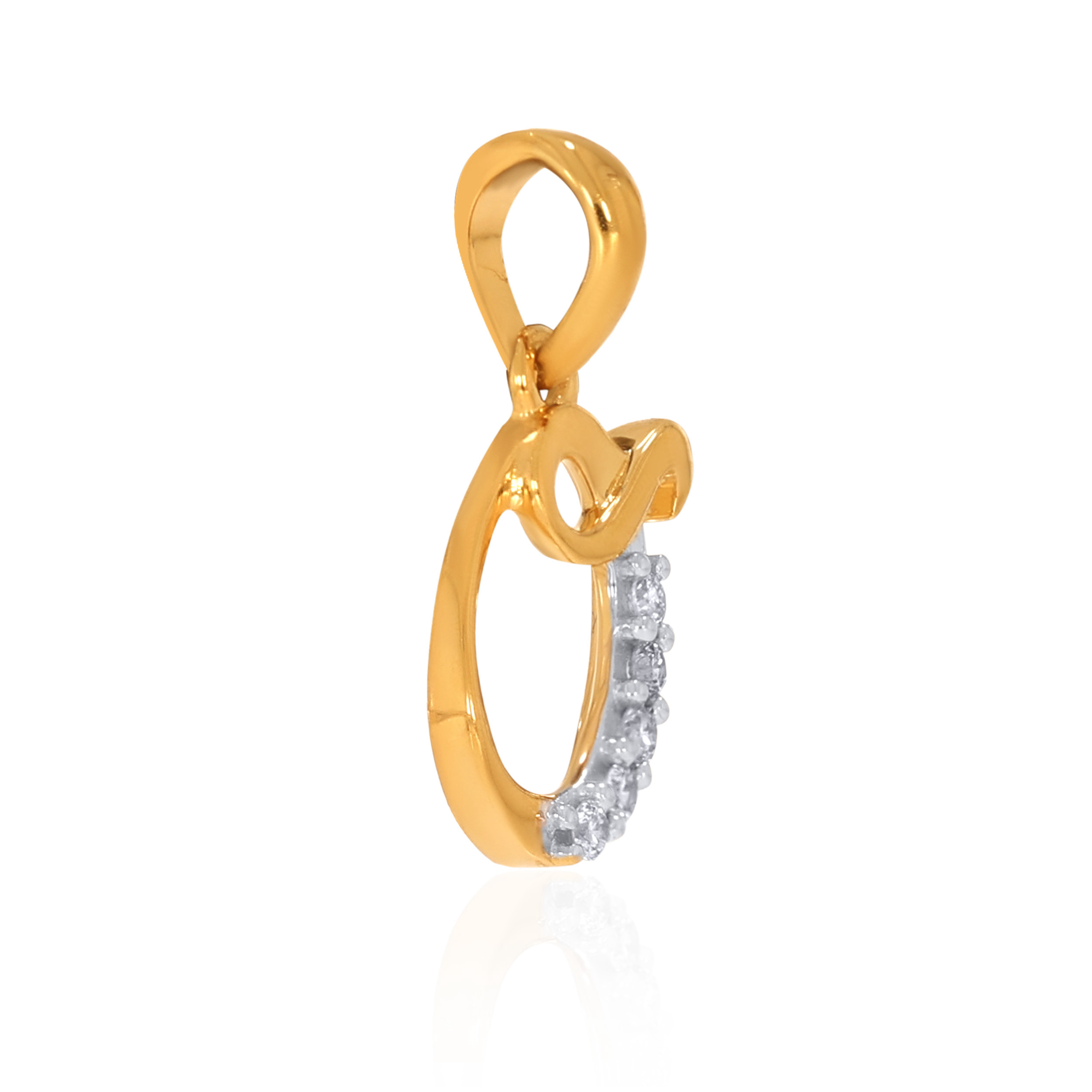 Queen's Essence Q Diamond Pendant - Senco Gold and Diamonds