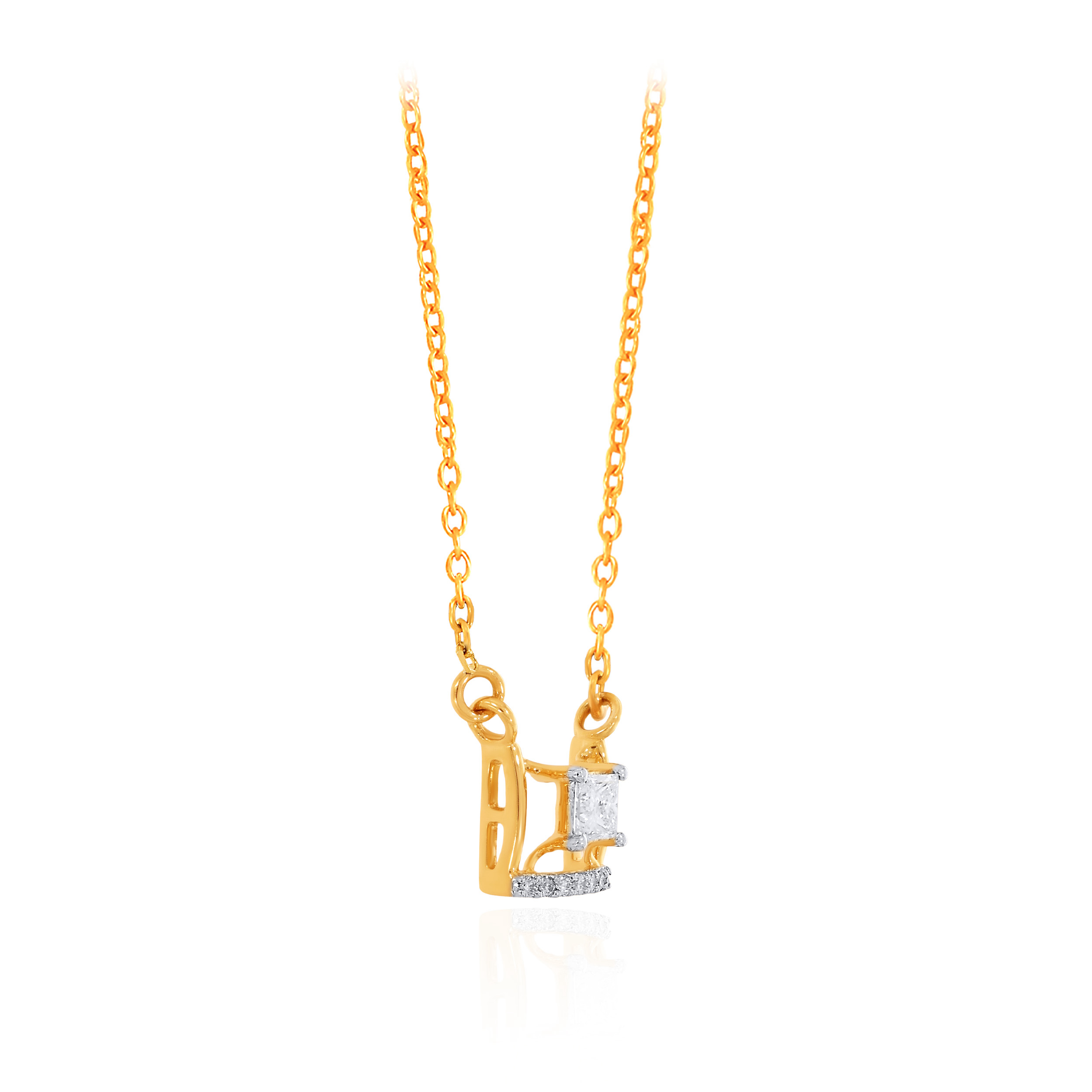 Lumière Royale Diamond Chain Pendant - Senco Gold and Diamonds