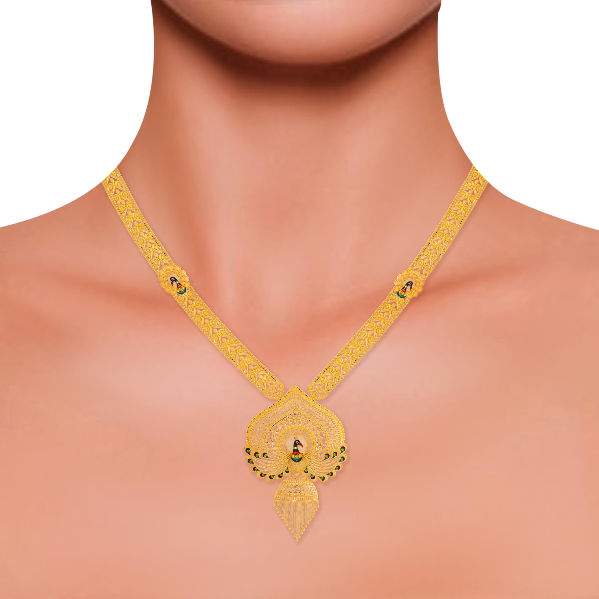 Vibrant Divinity Gold Necklace - Senco Gold and Diamonds