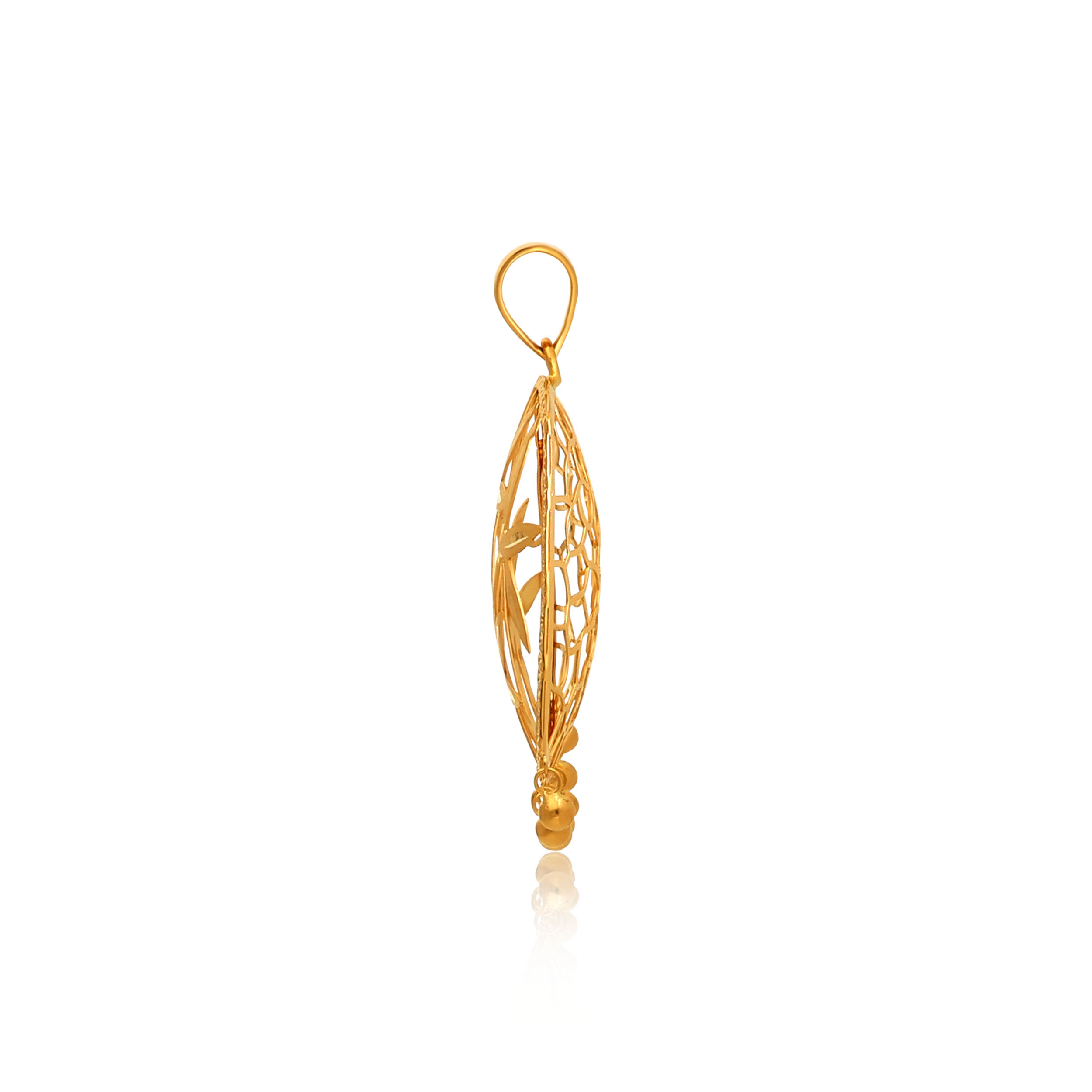 Rhythmic Charm Gold Pendant - Senco Gold and Diamonds