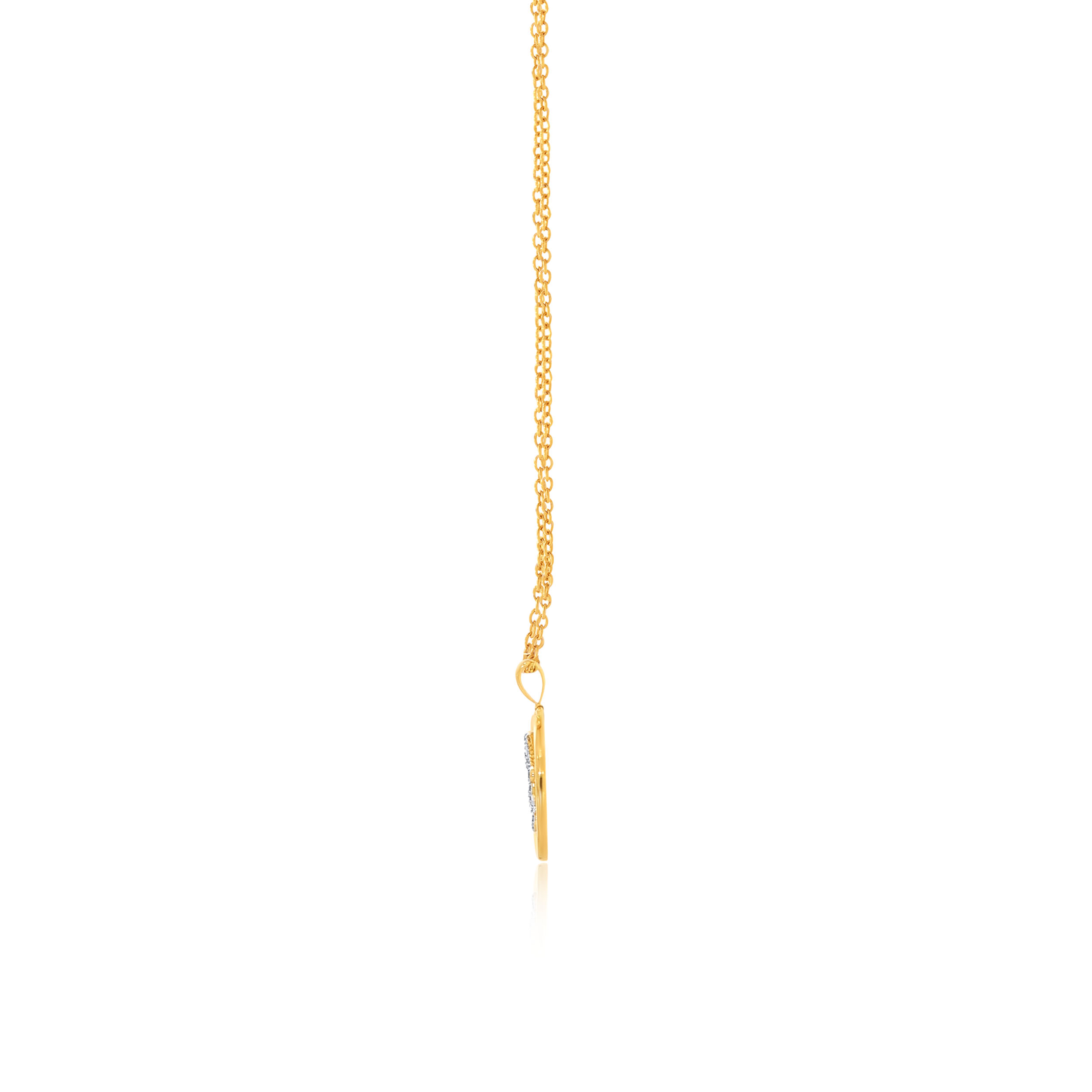 World of Beauty Diamond Chain Pendant - Senco Gold and Diamonds