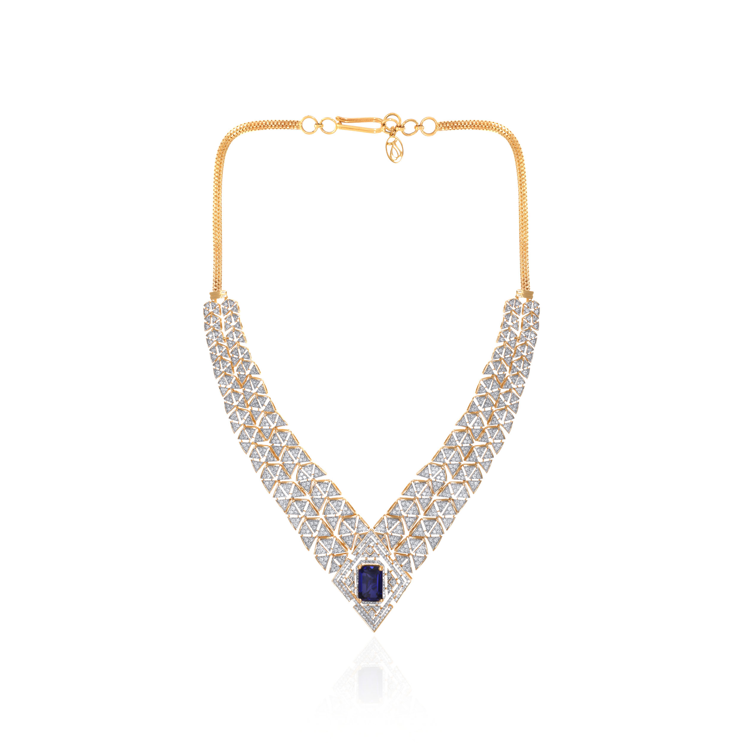 Golden Aura Diamond Necklace - Senco Gold and Diamonds