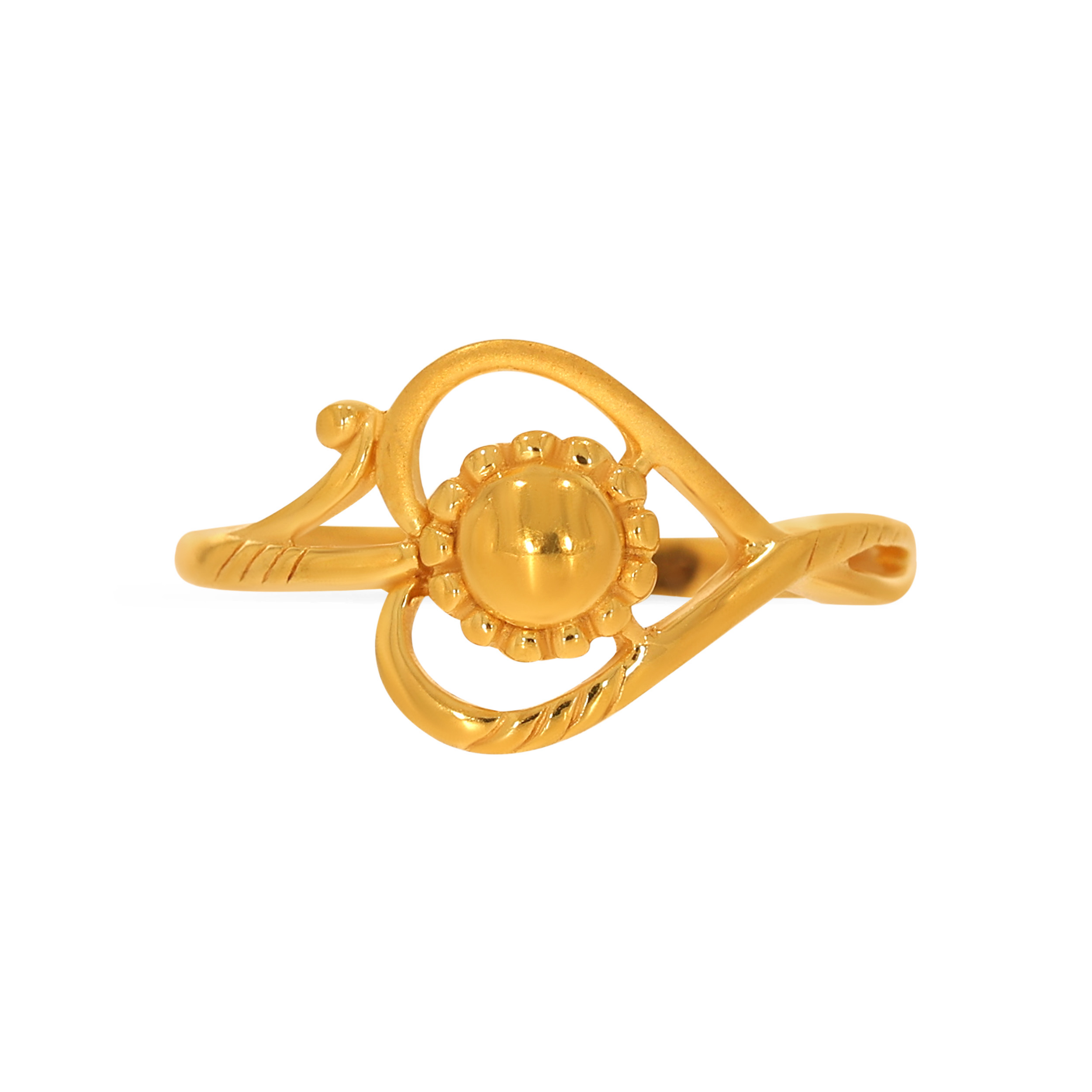 22K Yellow Gold Ring-GLR-D000077923 - Senco Gold and Diamonds
