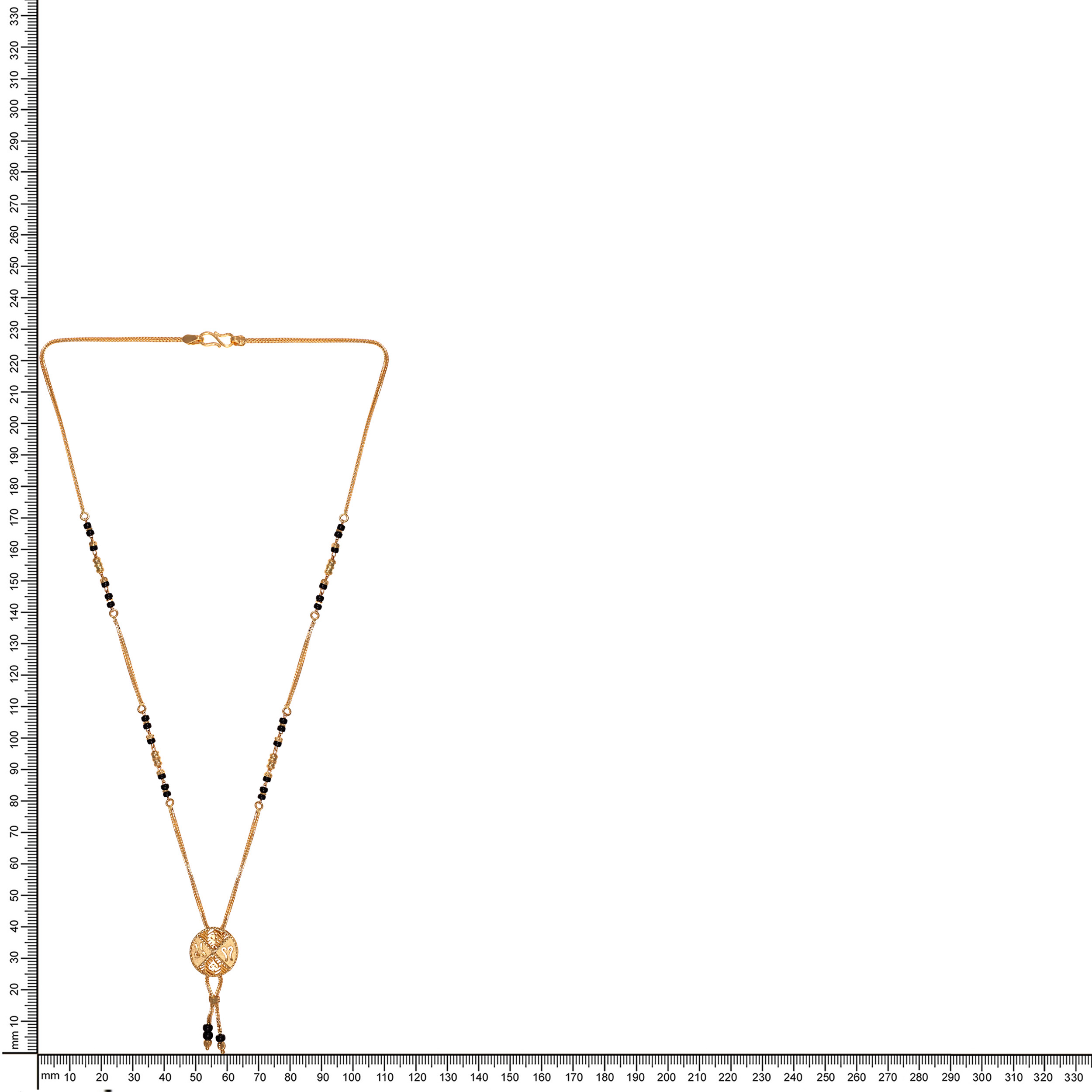 Graceful Adornment Gold Mangalsutra - Senco Gold and Diamonds
