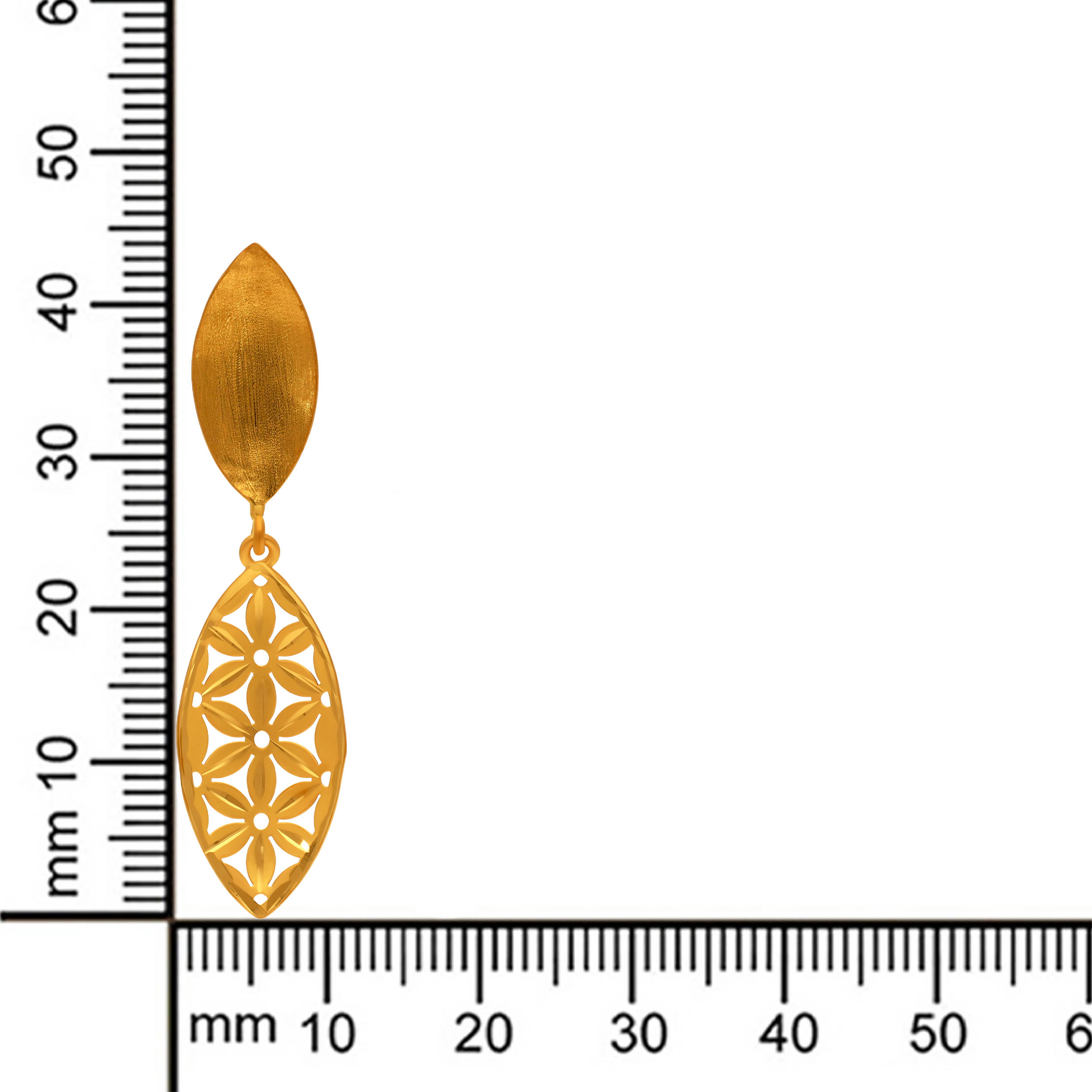 Starlit Bloom Gold Earrings - Senco Gold and Diamonds