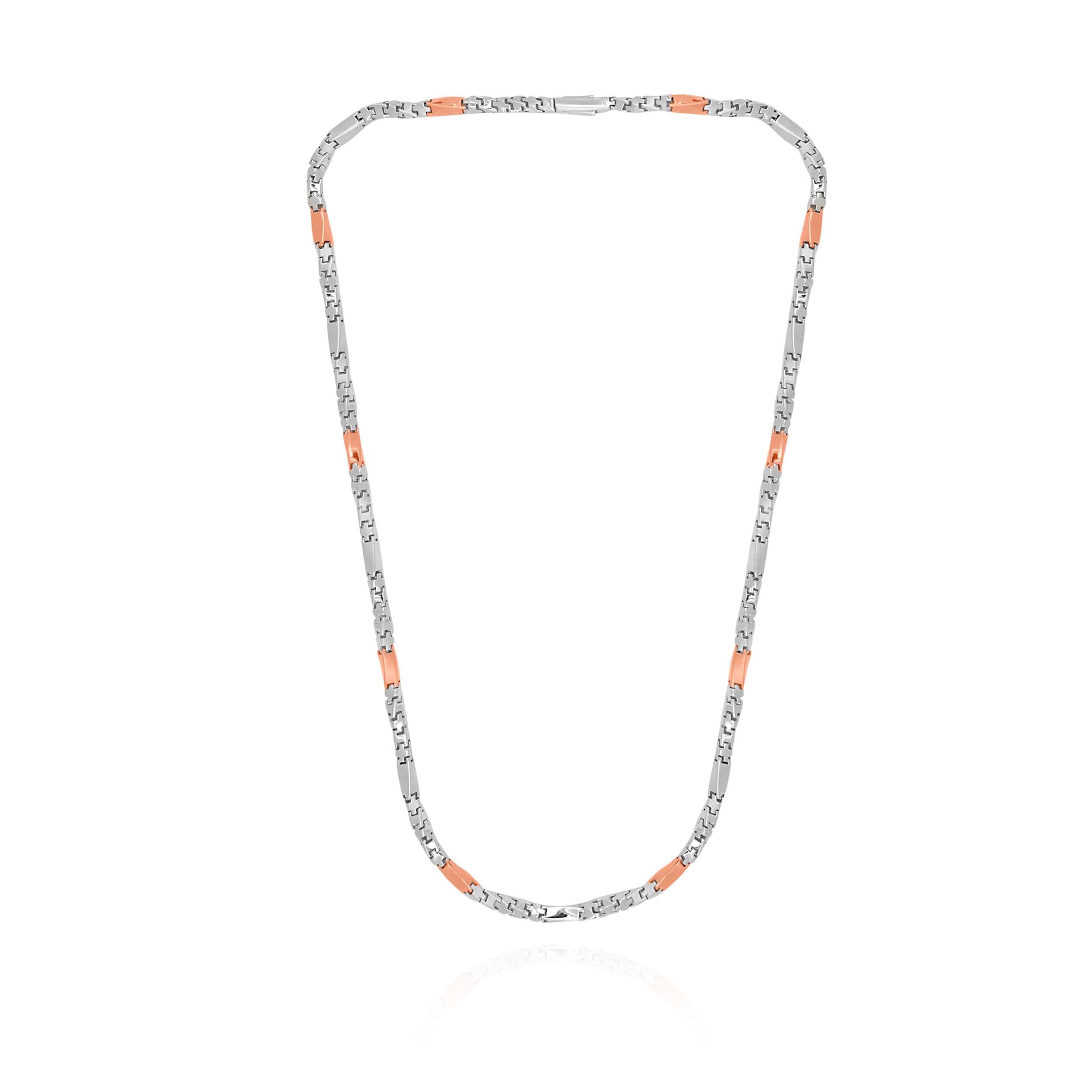 Dualis Verve Men's Platinum Chain - Senco Gold and Diamonds