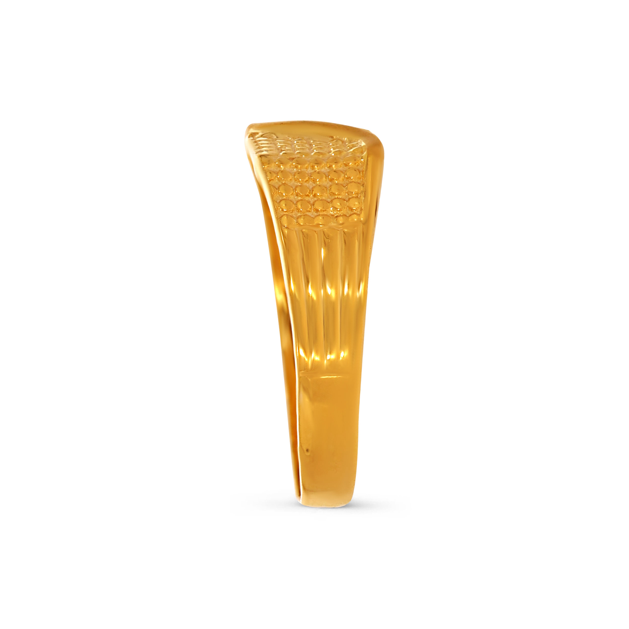 Contour Gleam Men's Gold Ring - Senco Gold and Diamonds