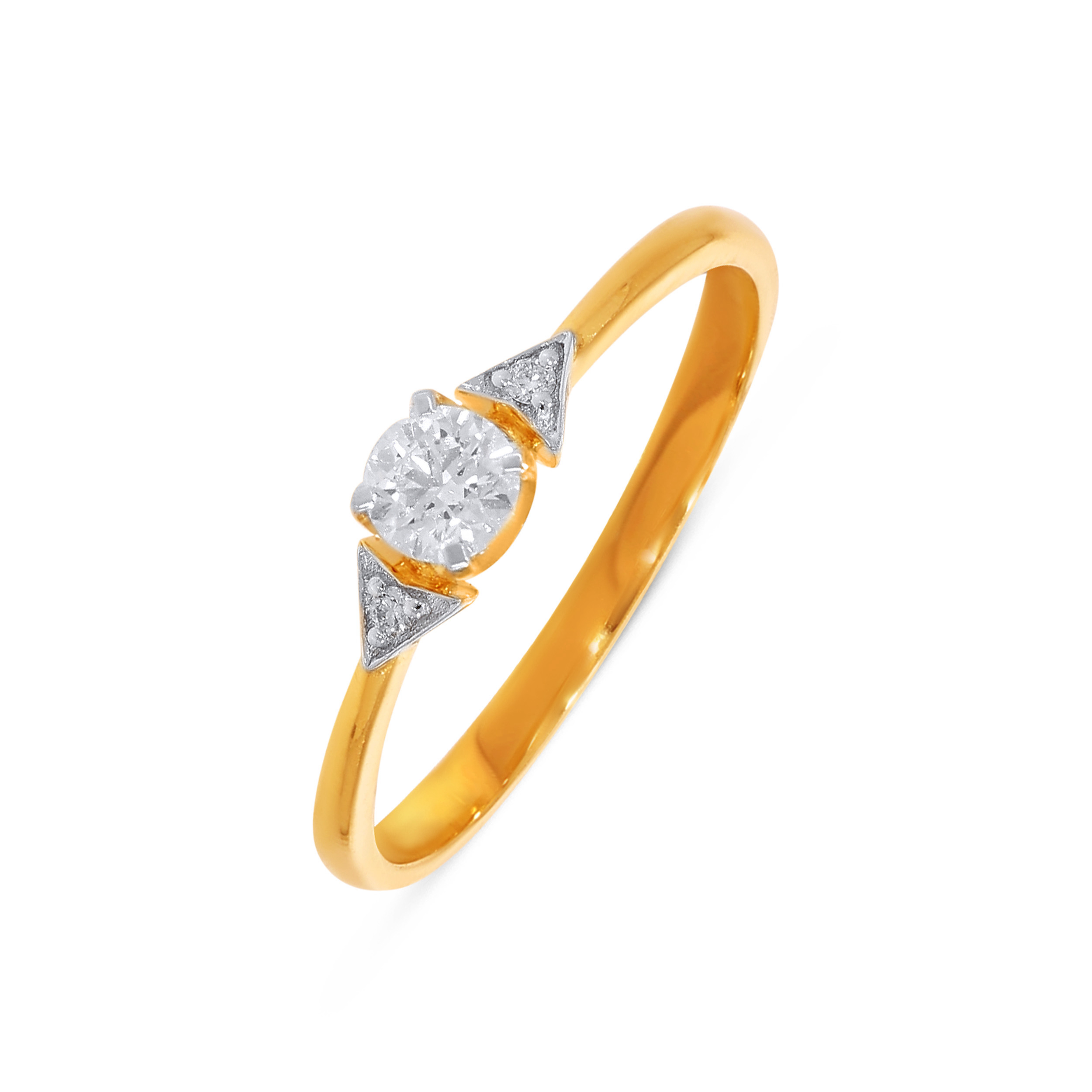 Fiery Love Solitaire Ring - Senco Gold and Diamonds