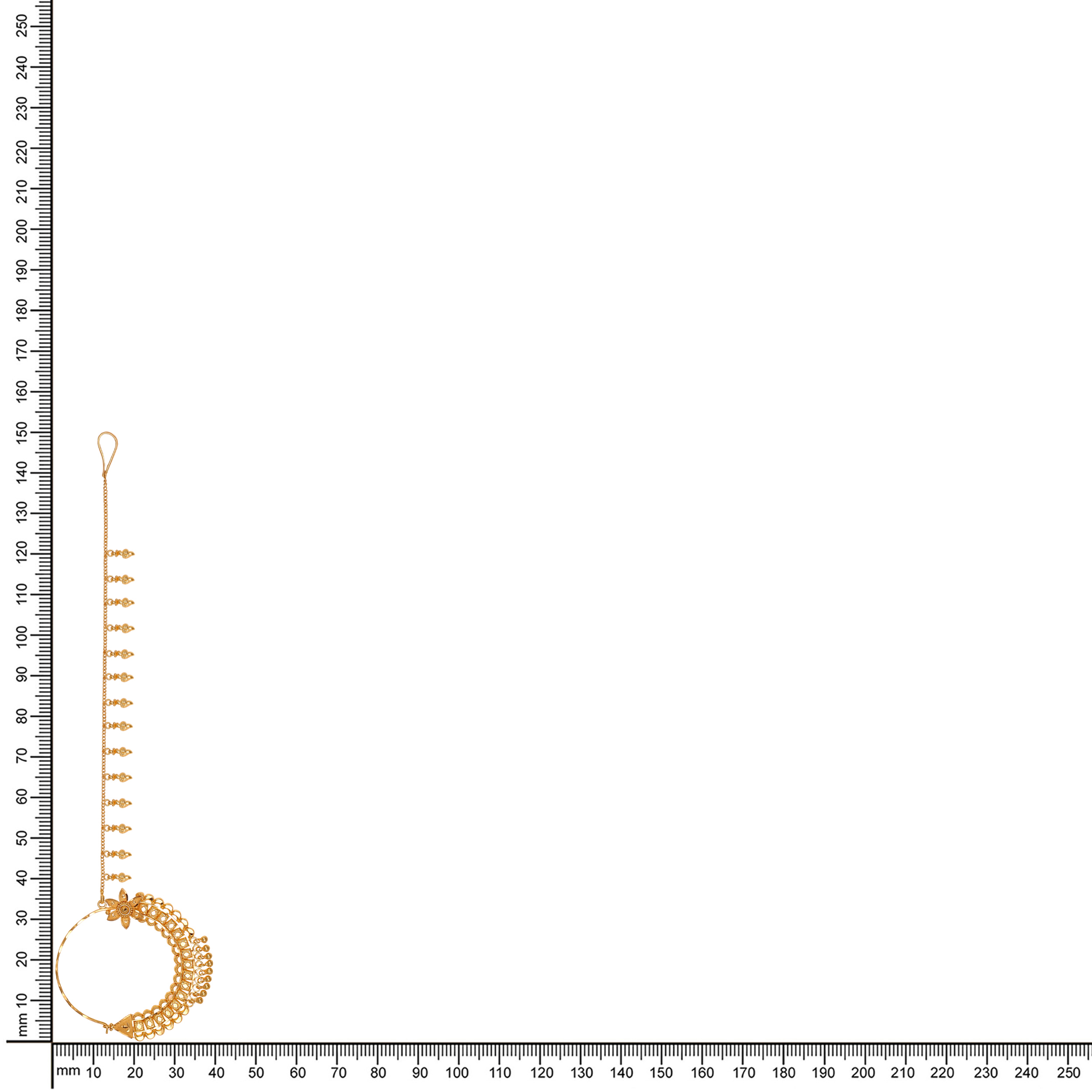 22K Yellow Gold  Nath -GNT-D000734396 - Senco Gold and Diamonds