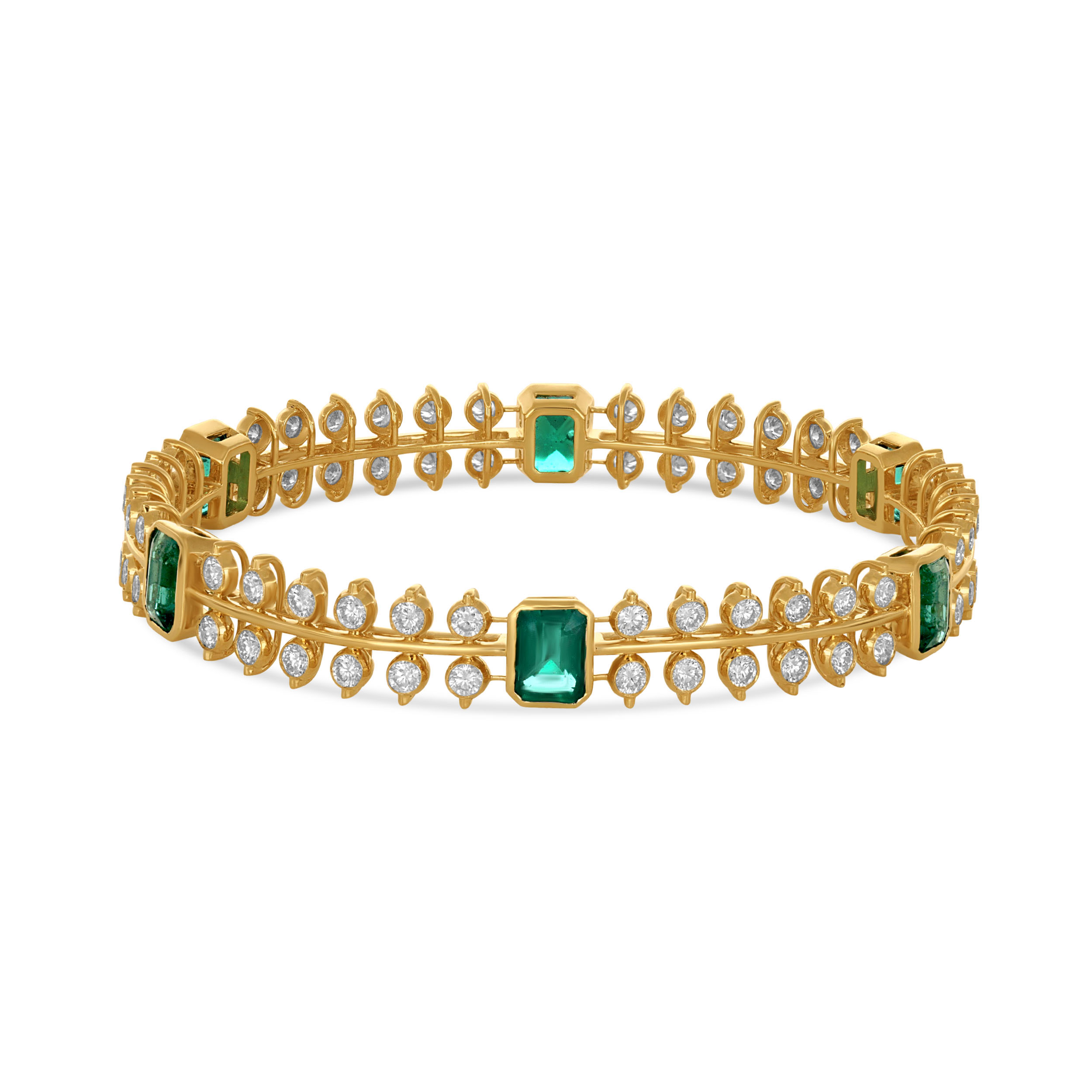 Verdant Gleam Diamond Churi - Senco Gold and Diamonds