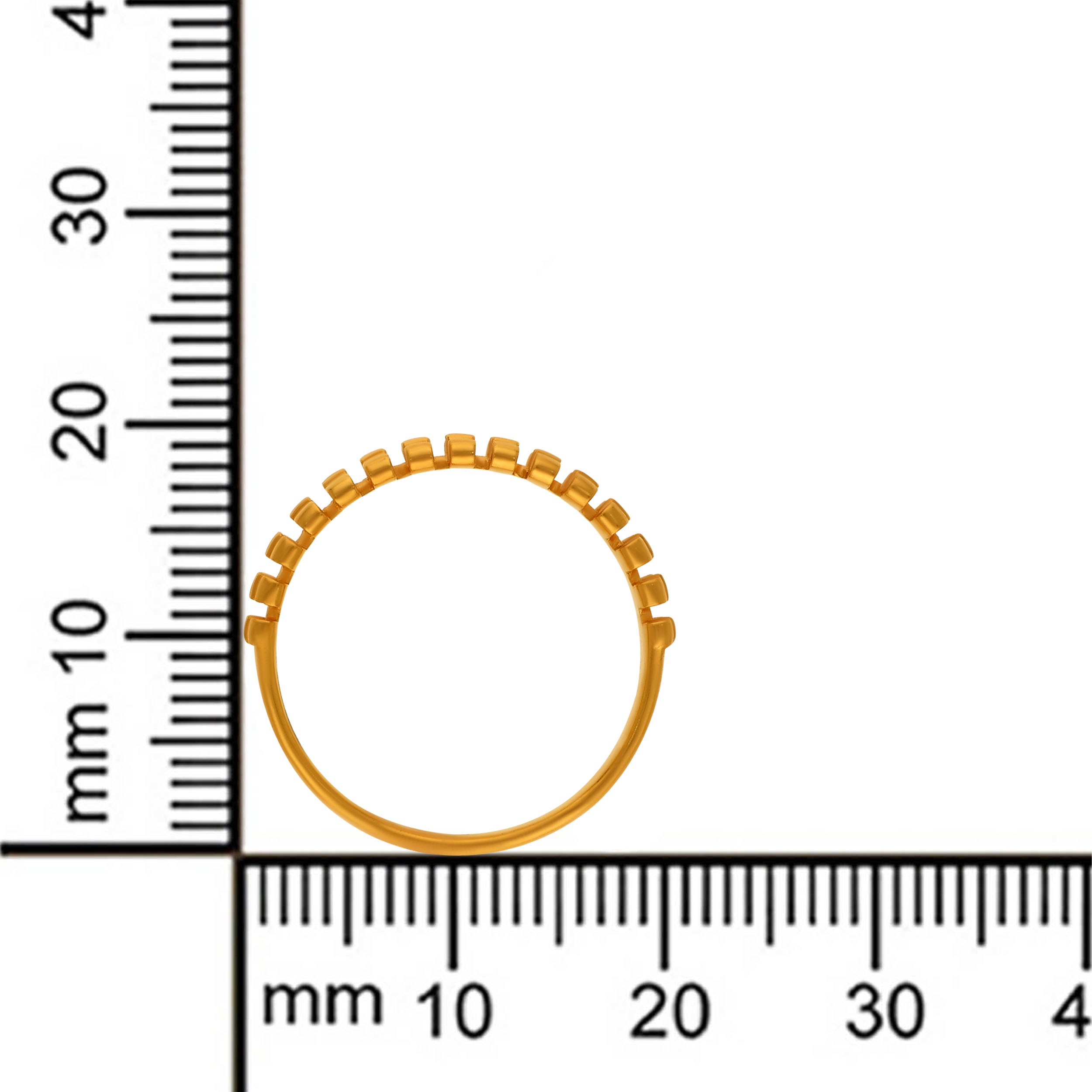 Zipper Luxe Gold Ring - Senco Gold and Diamonds