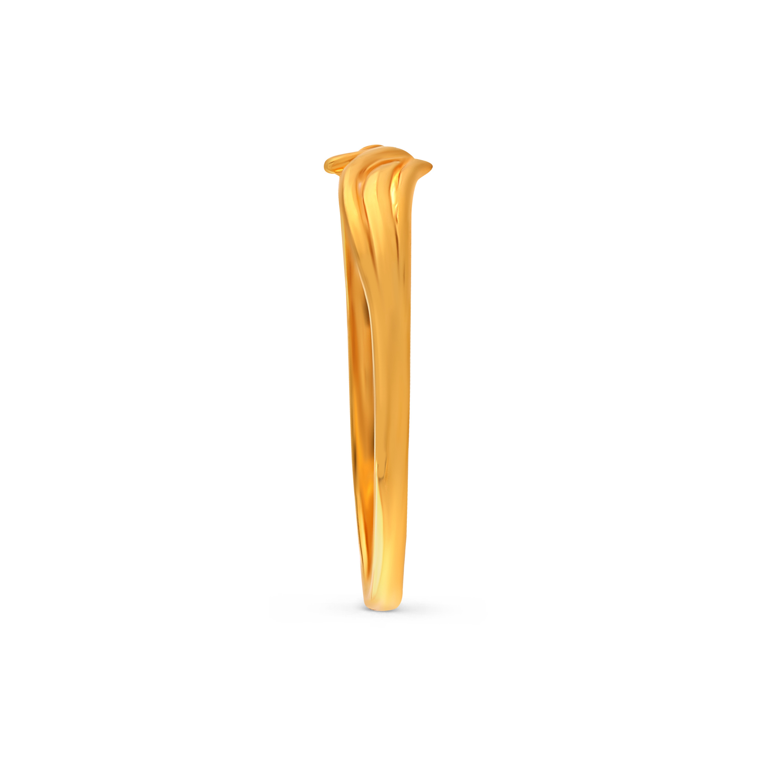 Fluid Wave Gold Ring - Senco Gold and Diamonds