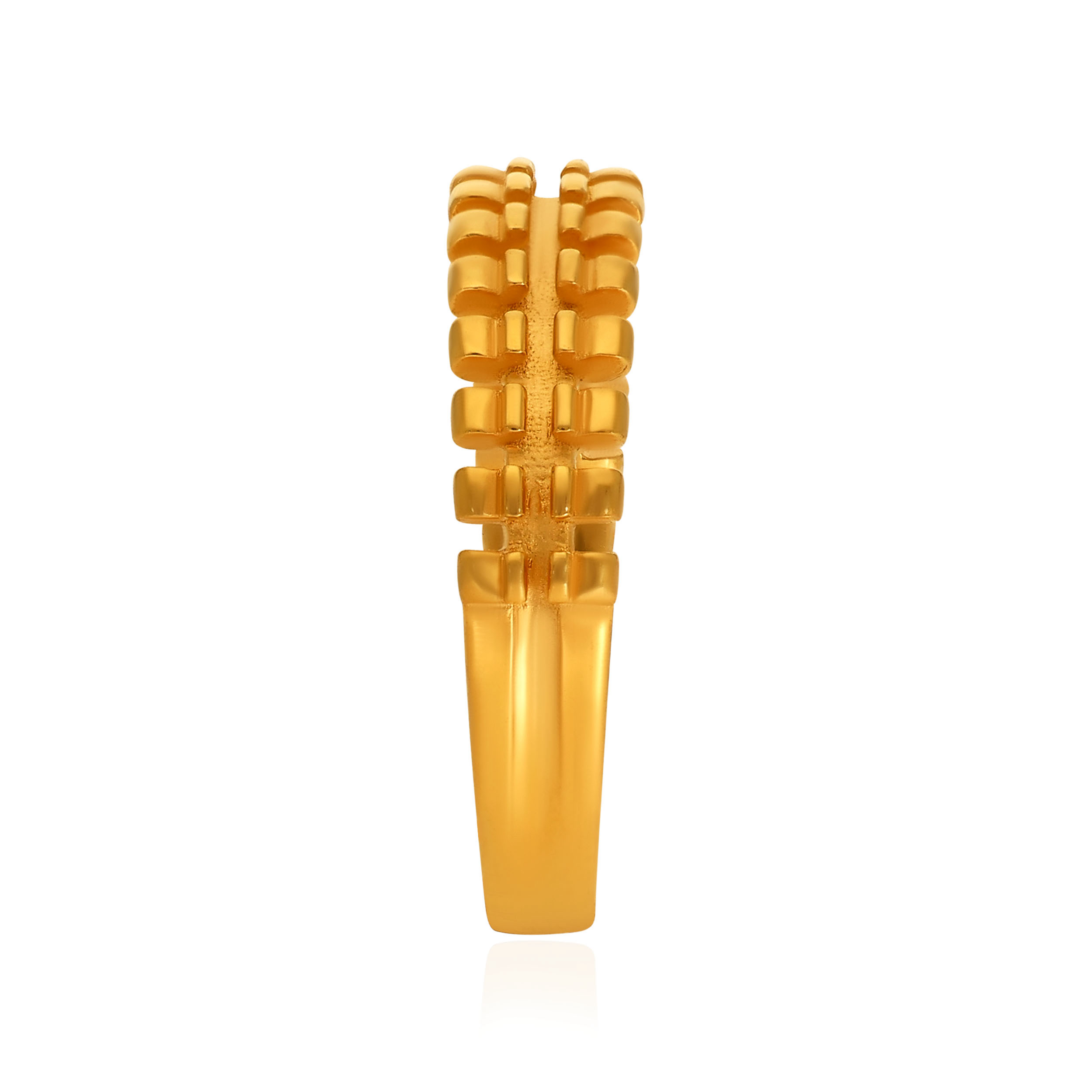 Zipper Luxe Gold Ring - Senco Gold and Diamonds