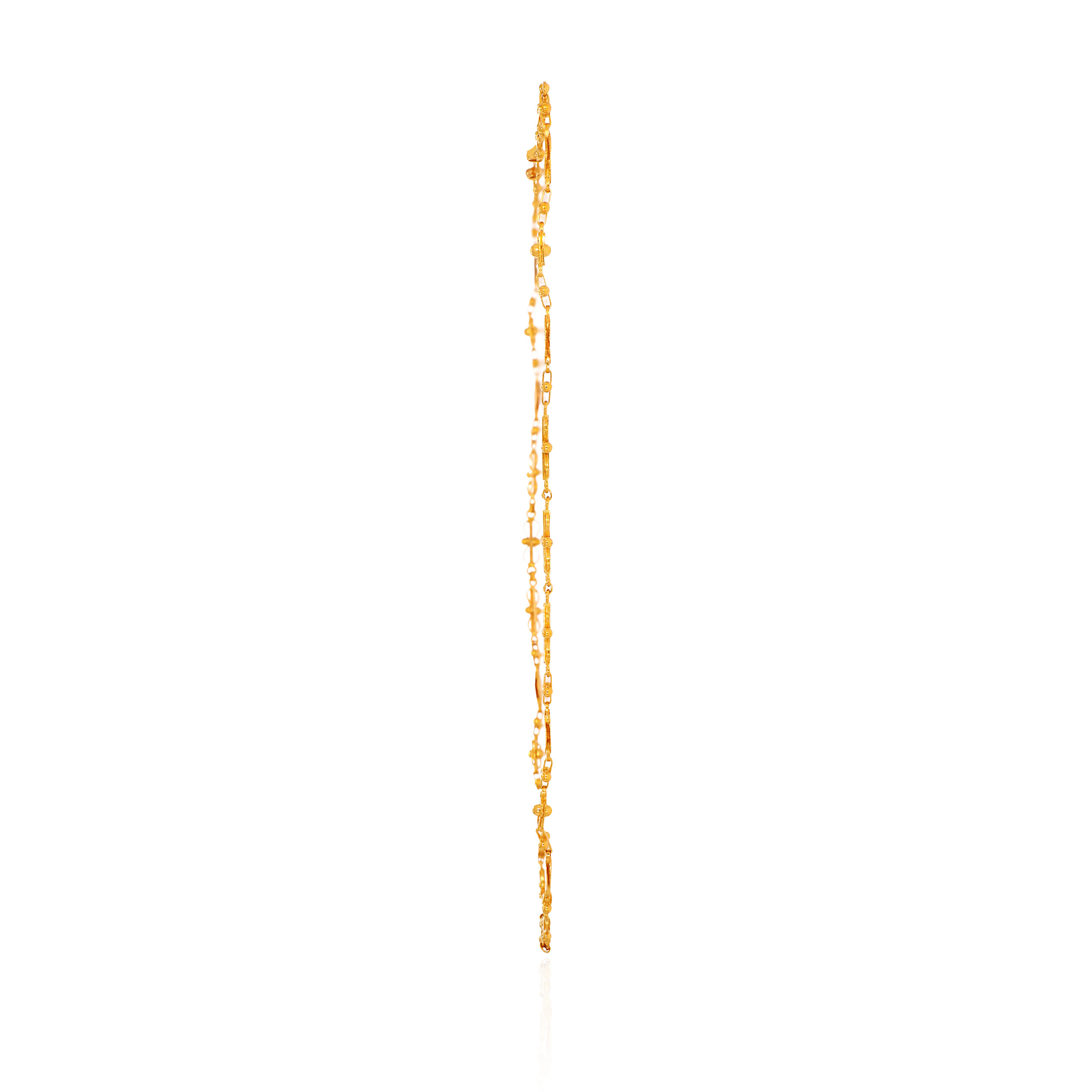 Petal Weave Gold Chain - Senco Gold and Diamonds