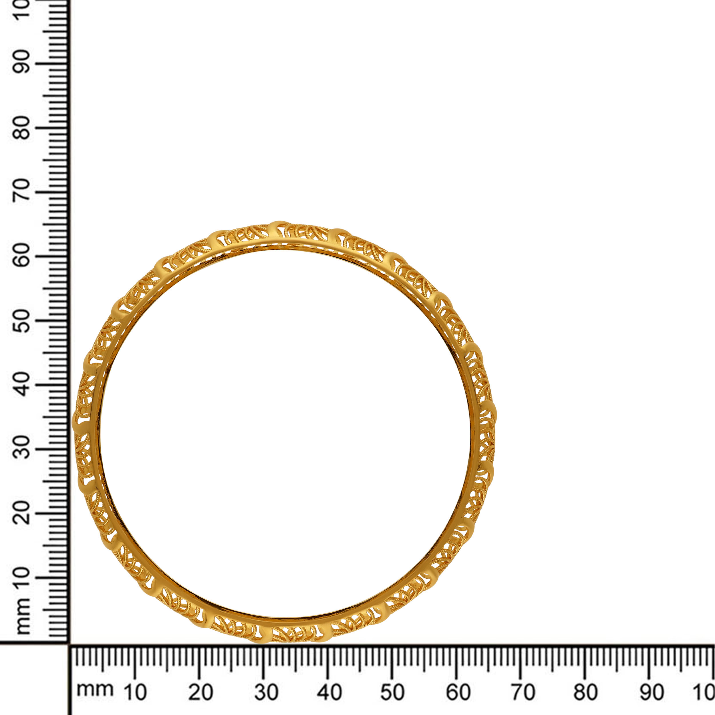 Twirl of Light Gold Churi - Senco Gold and Diamonds