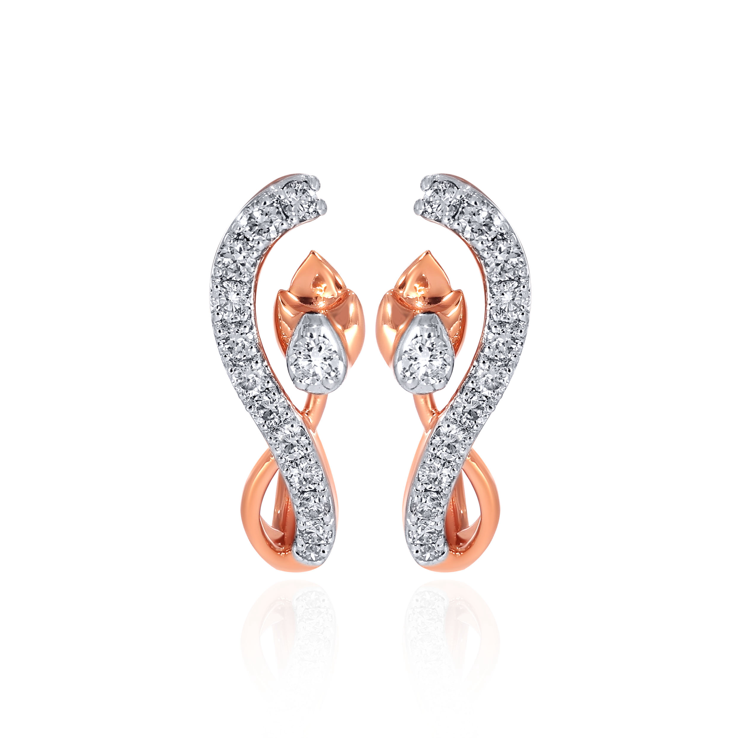 Eternal Grace Floral Earrings - Senco Gold and Diamonds