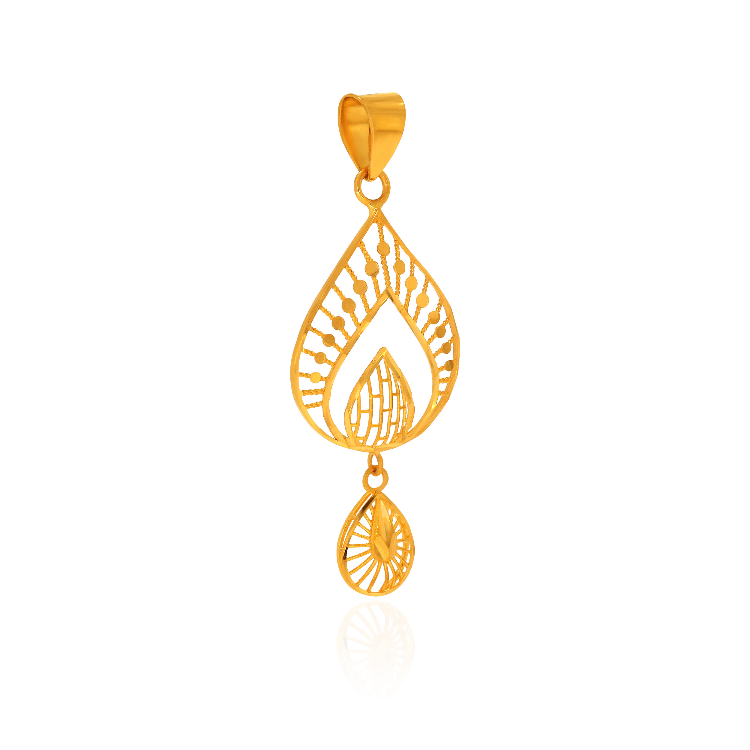 22K Yellow Gold Pendant-GPN-D000738639 - Senco Gold and Diamonds