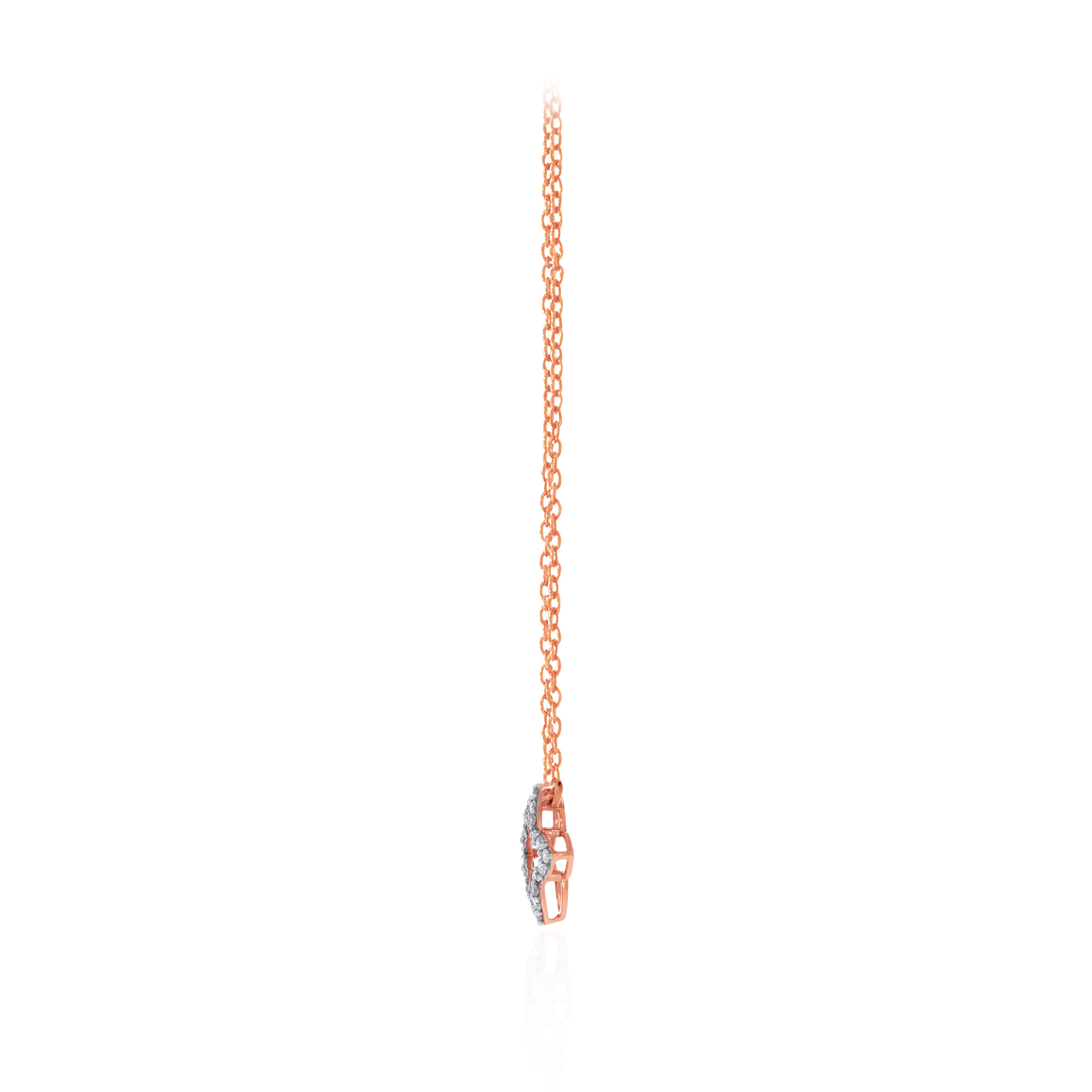 Ember Bloom Diamond Chain Pendant - Senco Gold and Diamonds