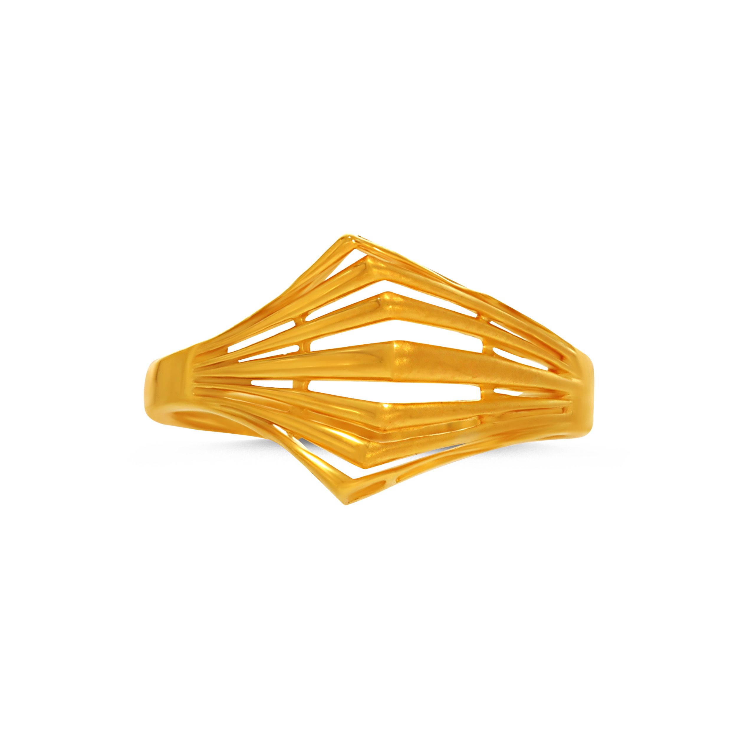 Artisanal Origami Gold Ring alternate view 1