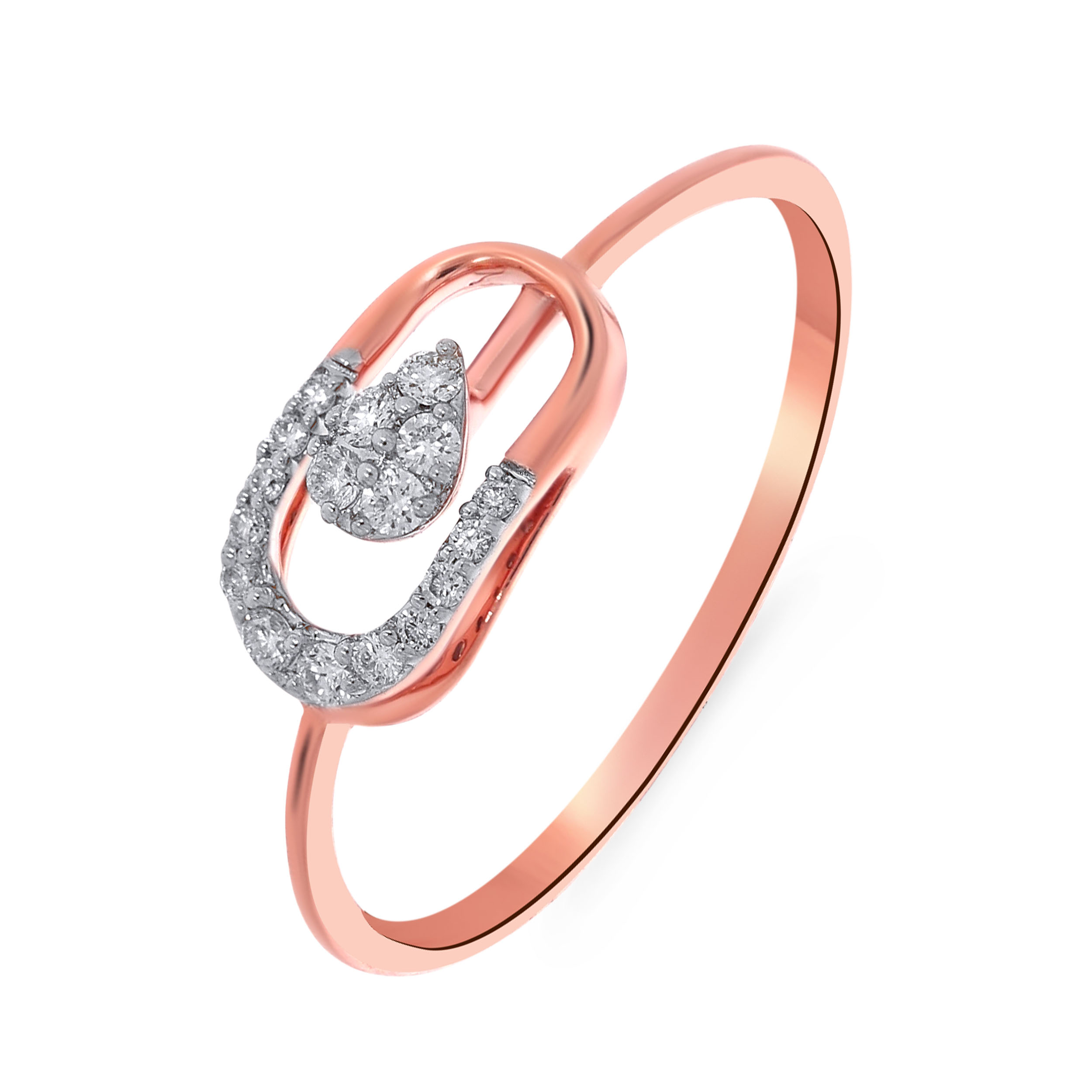 Fancy Droplet Diamond Ring - Senco Gold and Diamonds